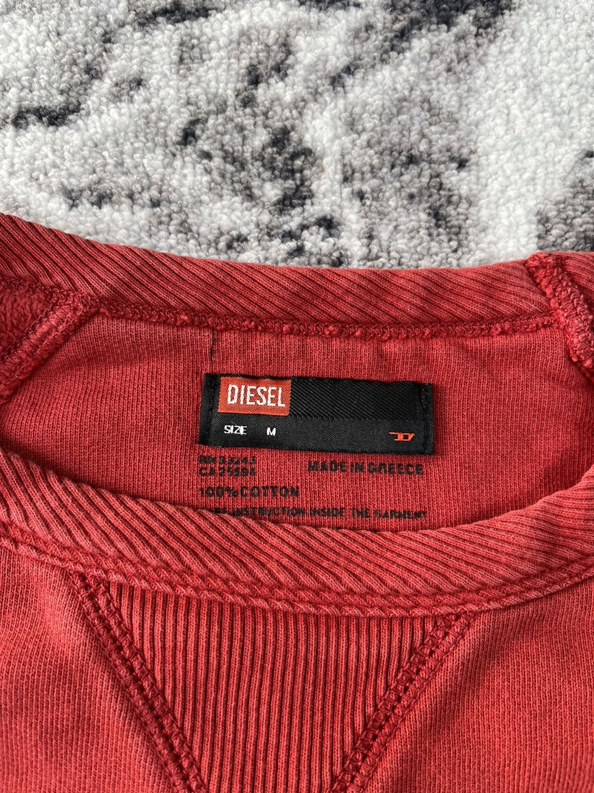 Diesel Diesel Red ♥️ Sweatshirt Y2K Minimal Fit Size US M / EU 48-50 / 2 - 6 Thumbnail