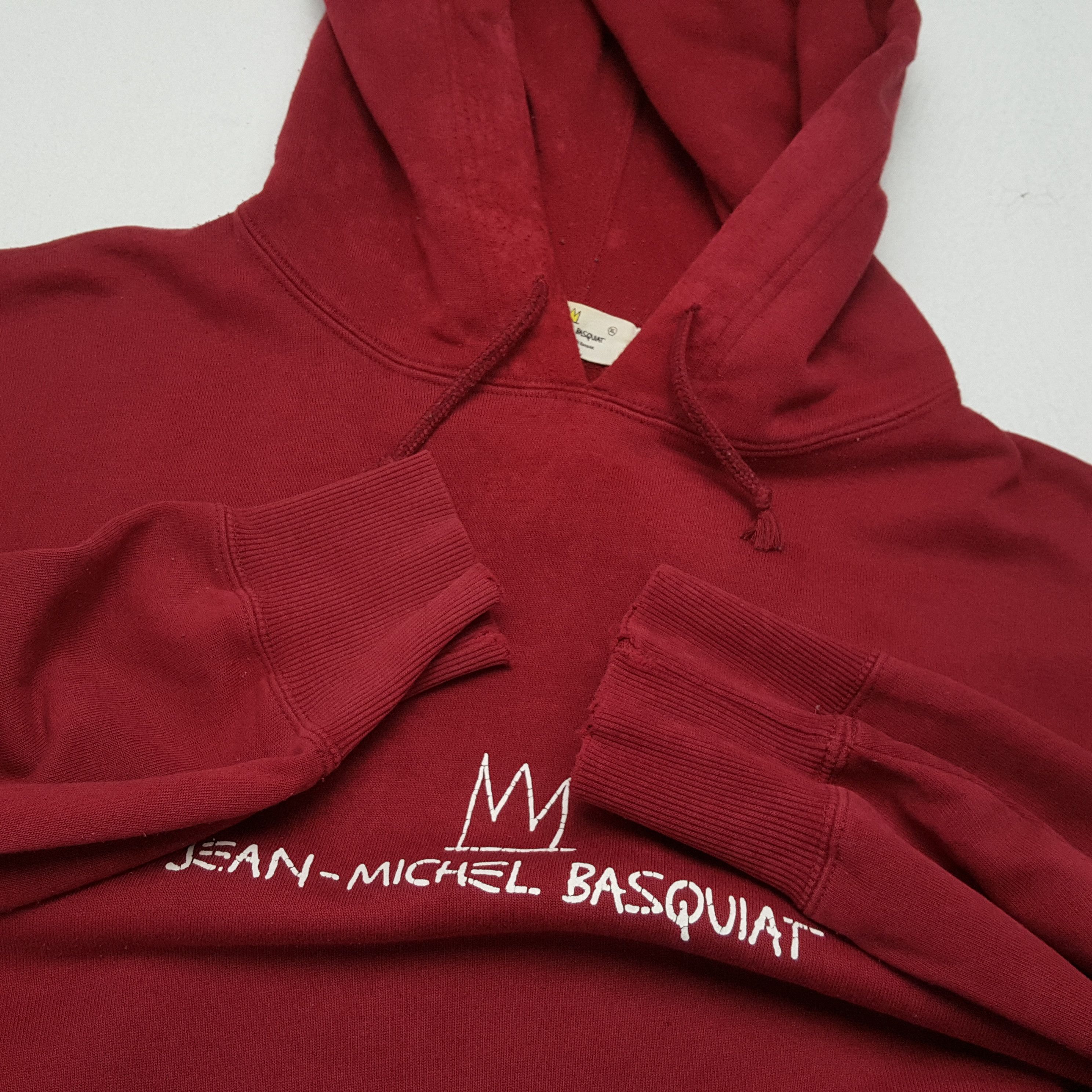 Jean-Michel Basquiat × Vintage JEAN MICHEL BASQUIAT Streetwear Style Hoodies Size US XL / EU 56 / 4 - 10 Thumbnail