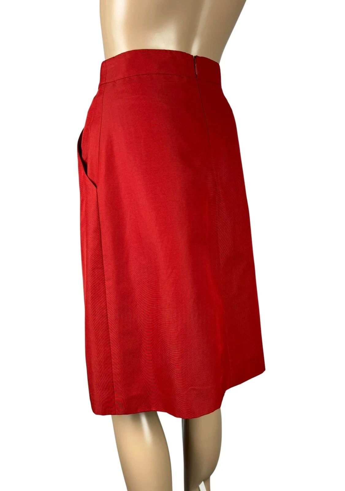 Agnona Agnona Midi Skirt Cotton Silk size 38 Size 26" / US 2 / IT 38 - 6 Thumbnail