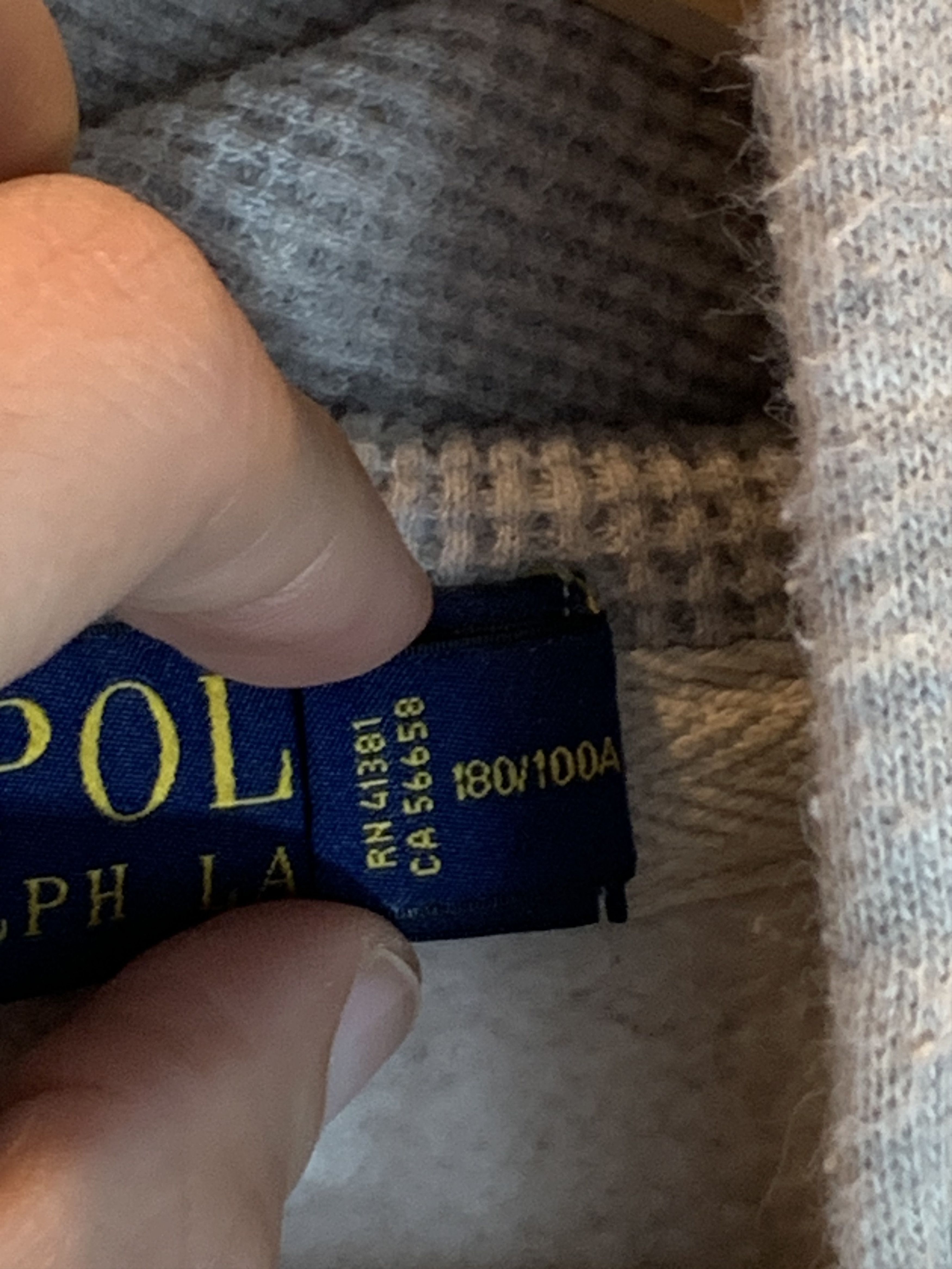 Polo Ralph Lauren RARE* Polo Ralph Lauren Heavyweight Waffle Lined Hood Hoodie Size US L / EU 52-54 / 3 - 9 Thumbnail