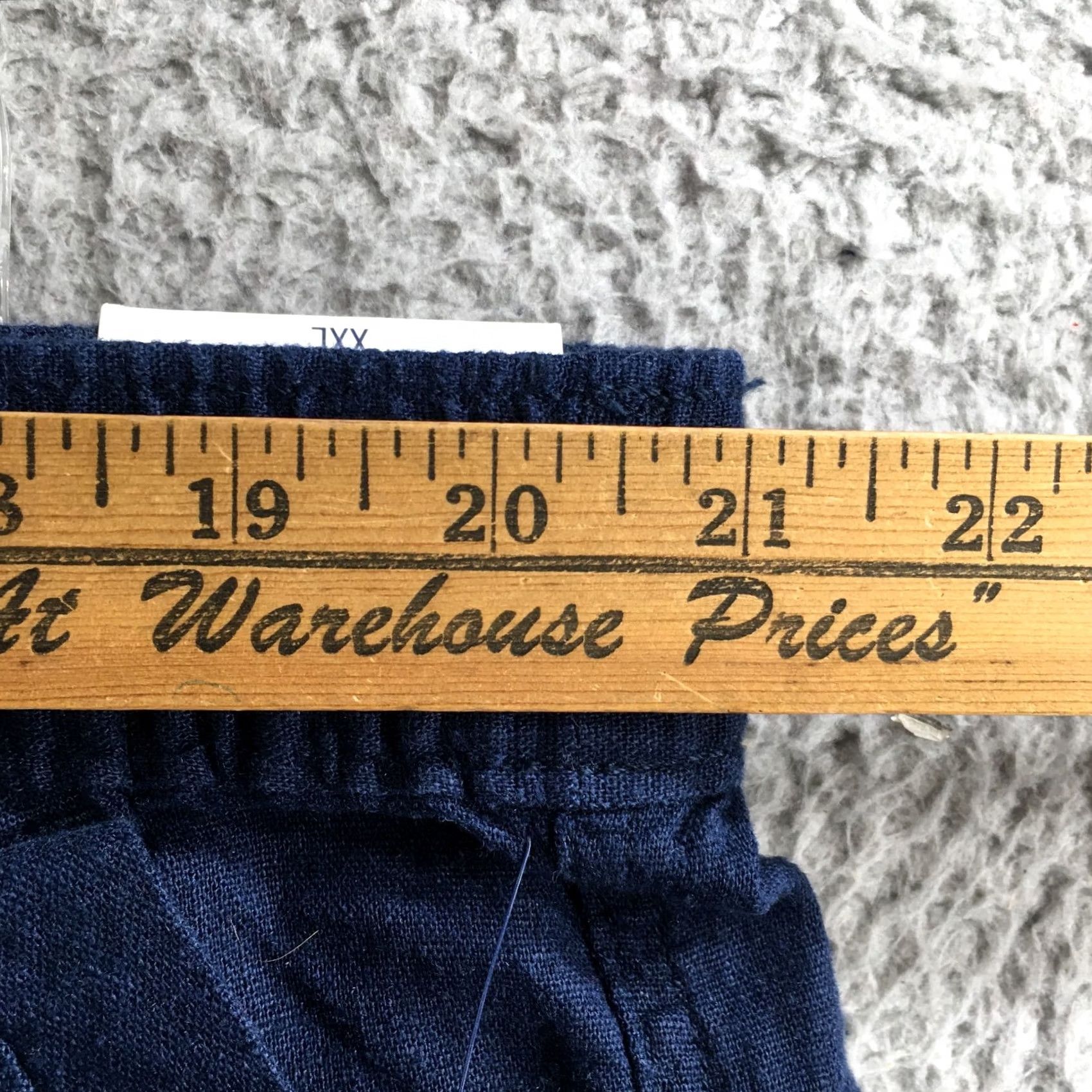 Nautica Nautica Shorts Womens 2XL Blue Summer Linen Blend Drawstring Waist Pockets NWT Size 40" / US 18 - 5 Thumbnail