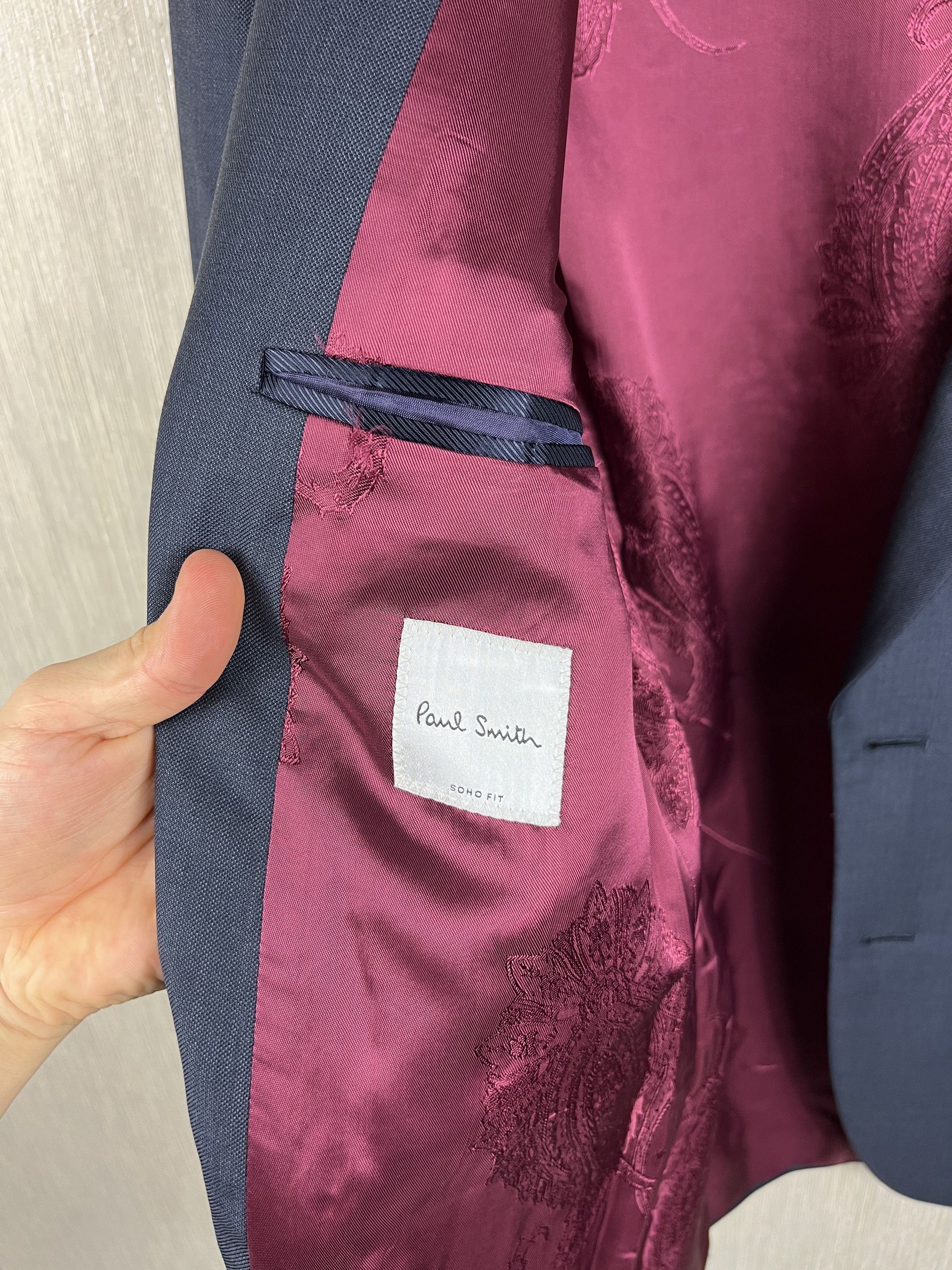 Paul Smith Paul Smith Soho Fit wool navy suit blazer+pants designer Size 40R - 13 Thumbnail