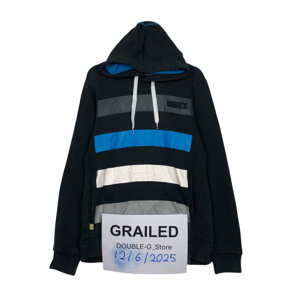 Japanese Brand 📌Vintage Sweater Zipper Jacket Adidas Striped Design Size US M / EU 48-50 / 2 - 1 Thumbnail