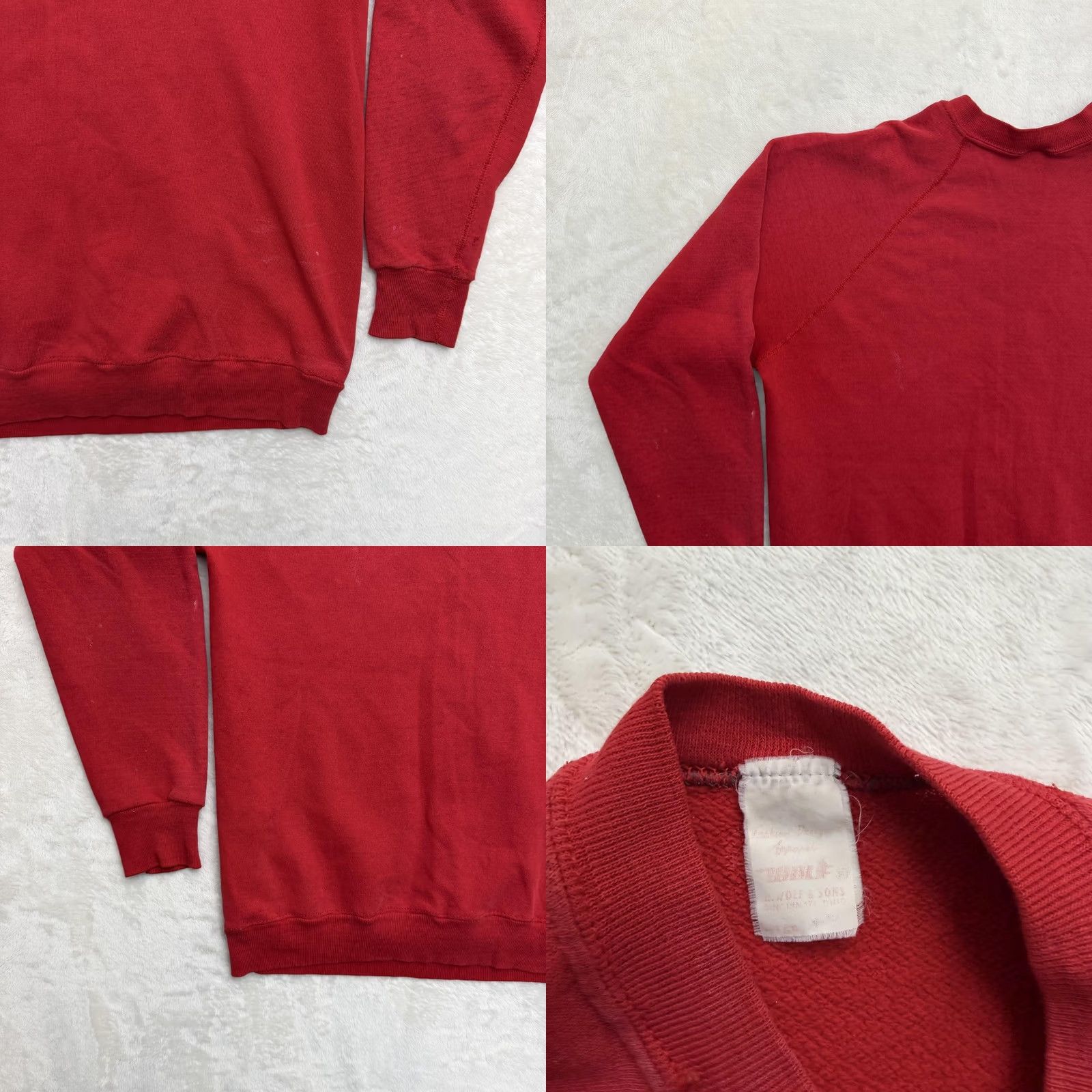Vintage VINTAGE Steamboat Ski Sweatshirt Mens Medium Red Graphic Fleece Raglan Pullover Size US M / EU 48-50 / 2 - 9 Thumbnail
