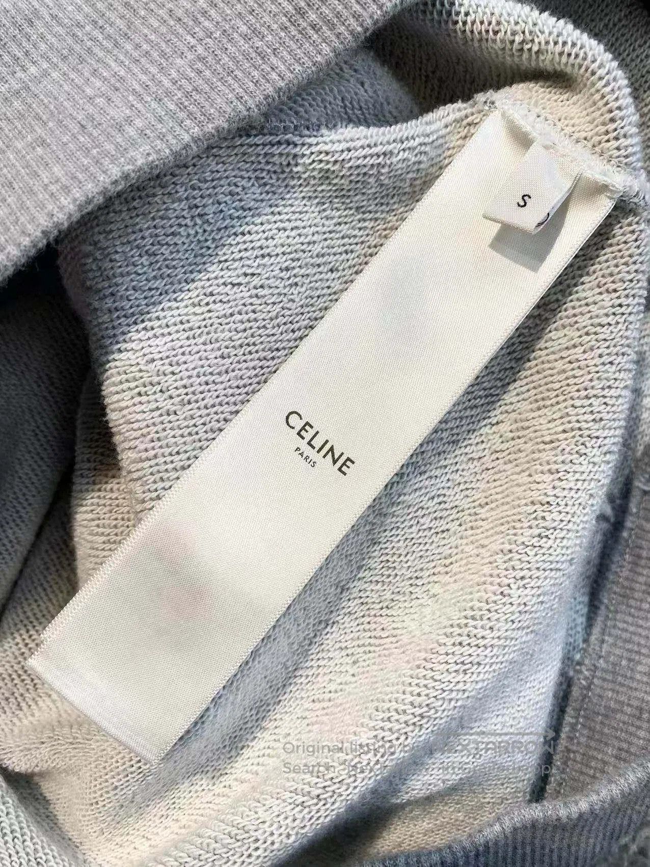 Celine Celine Printed logo short-sleeved hoodie| Size S / US 4 / IT 40 - 5 Thumbnail
