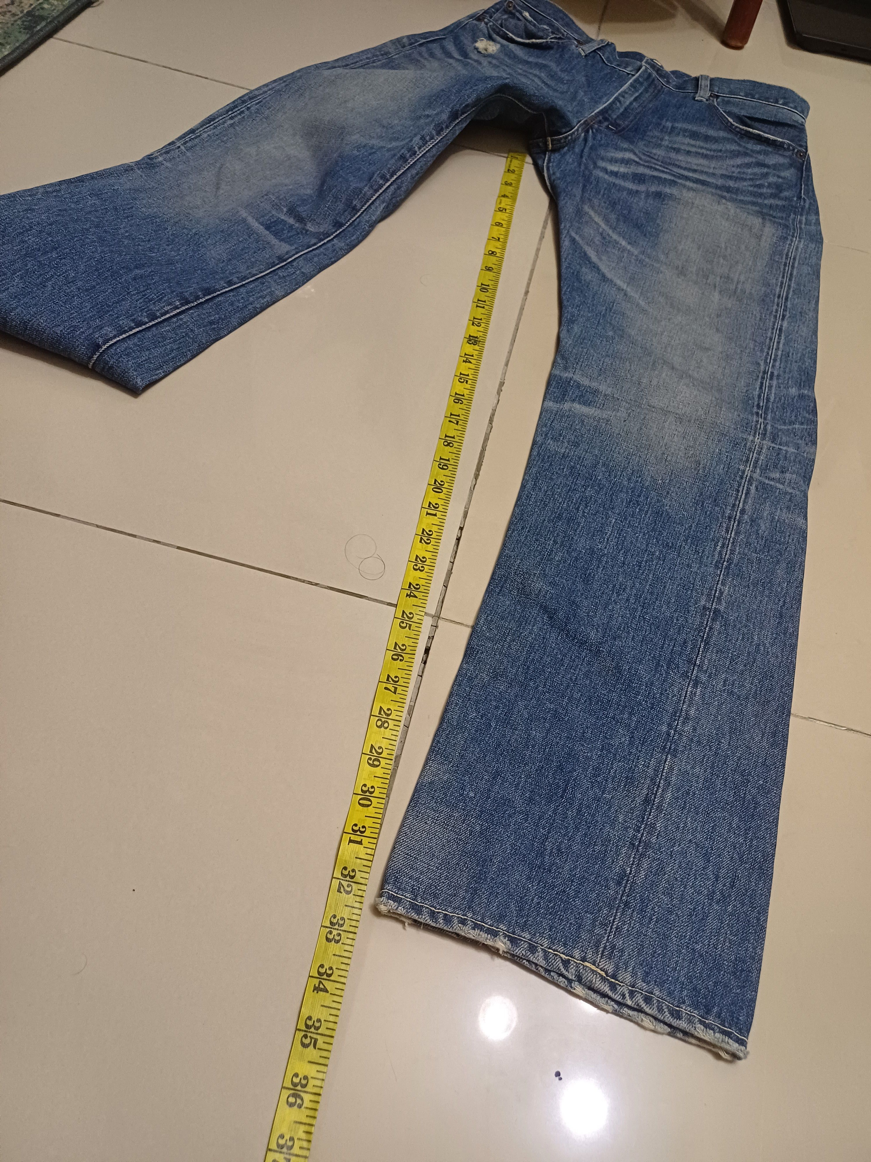 Levi's Made & Crafted × Levi's Vintage Clothing Distressed selvedge jeans... LEVIS 505 Size US 32 / EU 48 - 18 Thumbnail