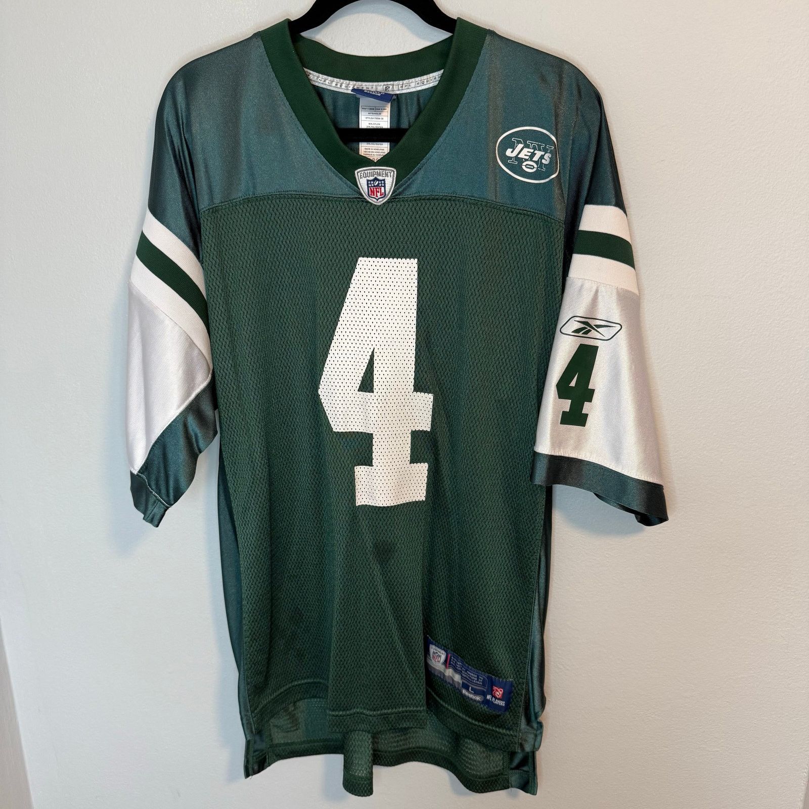 Reebok Brett Favre New York Jets Vintage Reebok NFL Jersey Size L Size US L / EU 52-54 / 3 - 1 Thumbnail