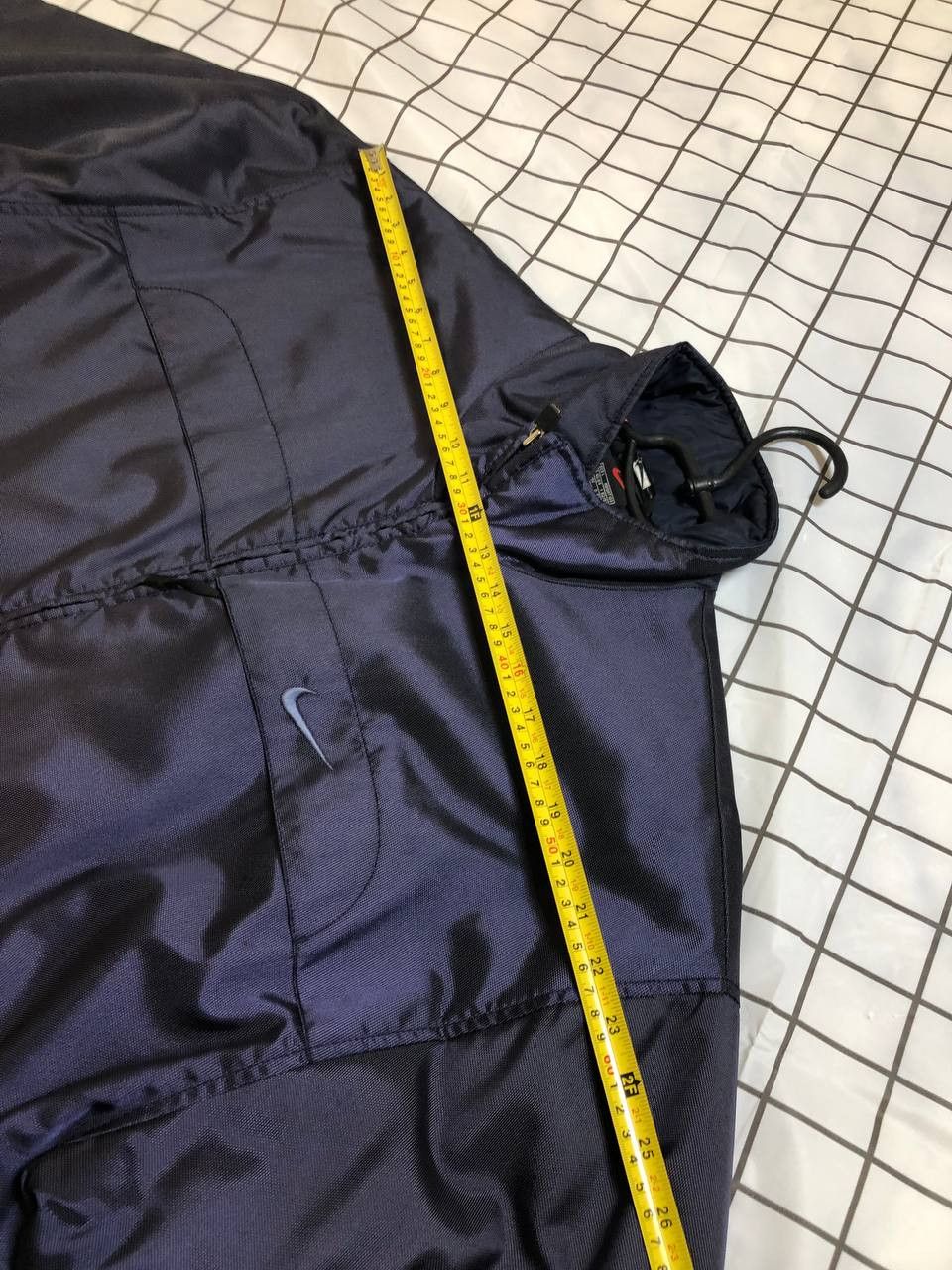 Nike Vintage 90's Nike Big Swoosh Logo Drill Parka Jacket Y2K Size US L / EU 52-54 / 3 - 10 Thumbnail