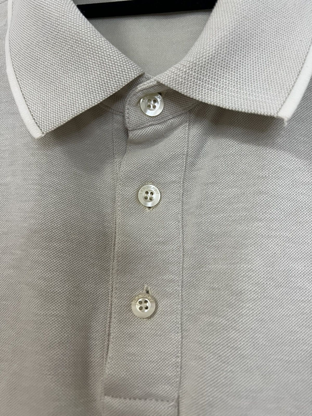 Burberry Burberry short sleeved polo shirt beige xl Size US XL / EU 56 / 4 - 4 Thumbnail