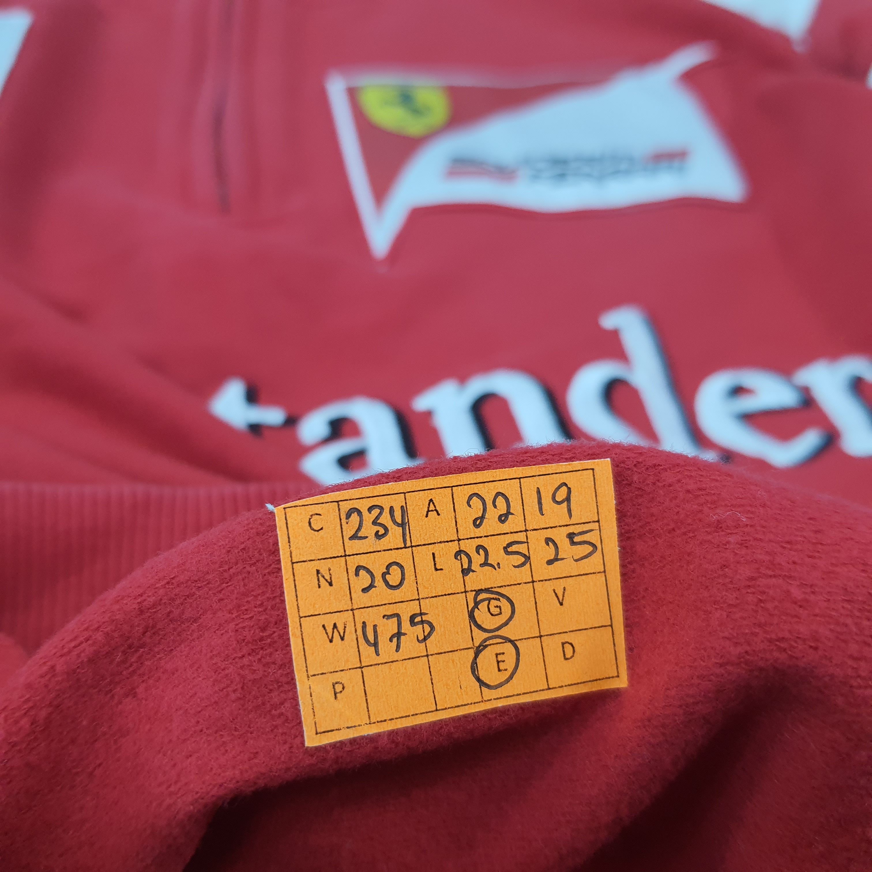 Puma × Vintage Vintage Puma x Ferrari Motorsports Half Zipper C234N20 Size US M / EU 48-50 / 2 - 13 Thumbnail