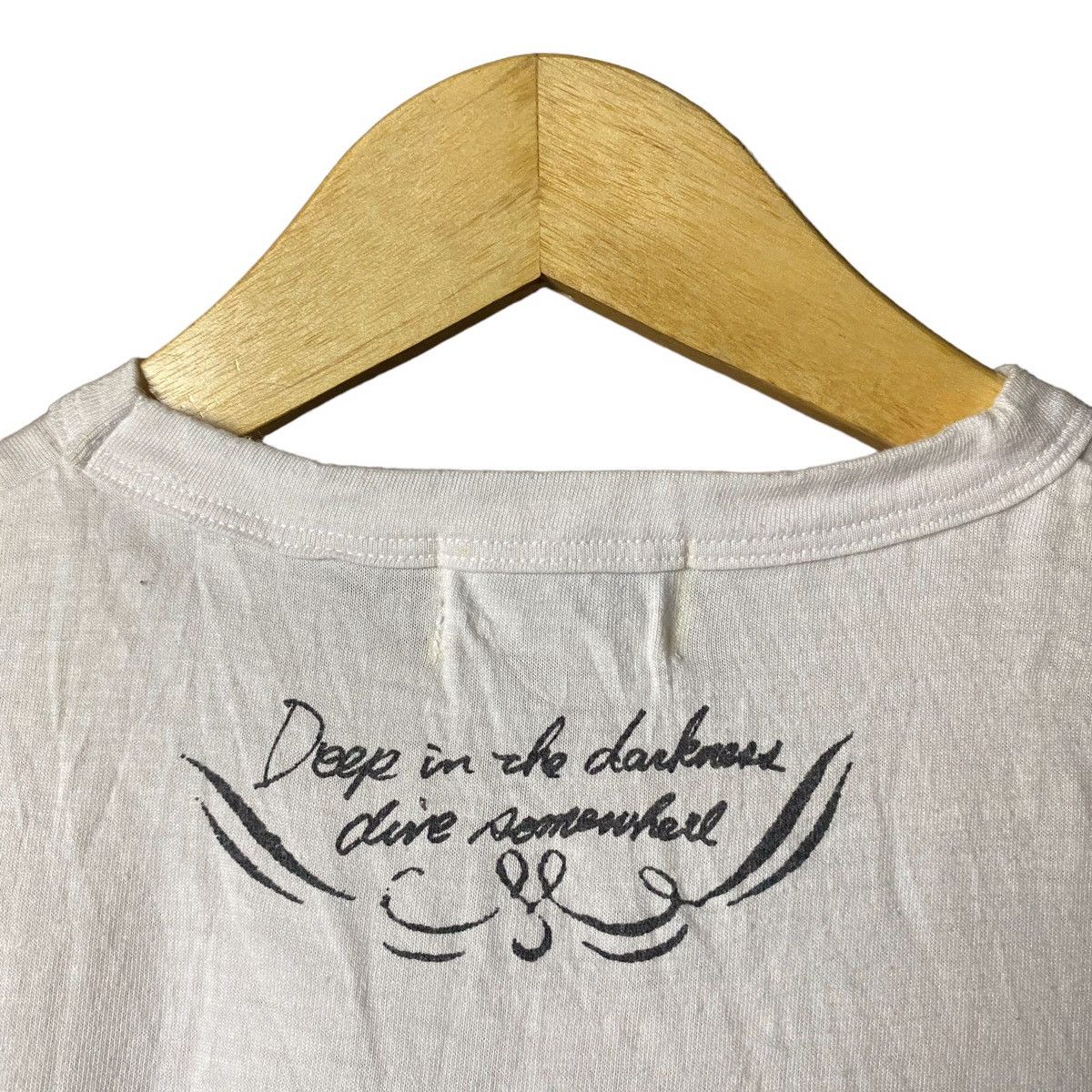 If Six Was Nine 2000s Tanri Skull Poem Distressed Shirt Size US M / EU 48-50 / 2 - 6 Thumbnail