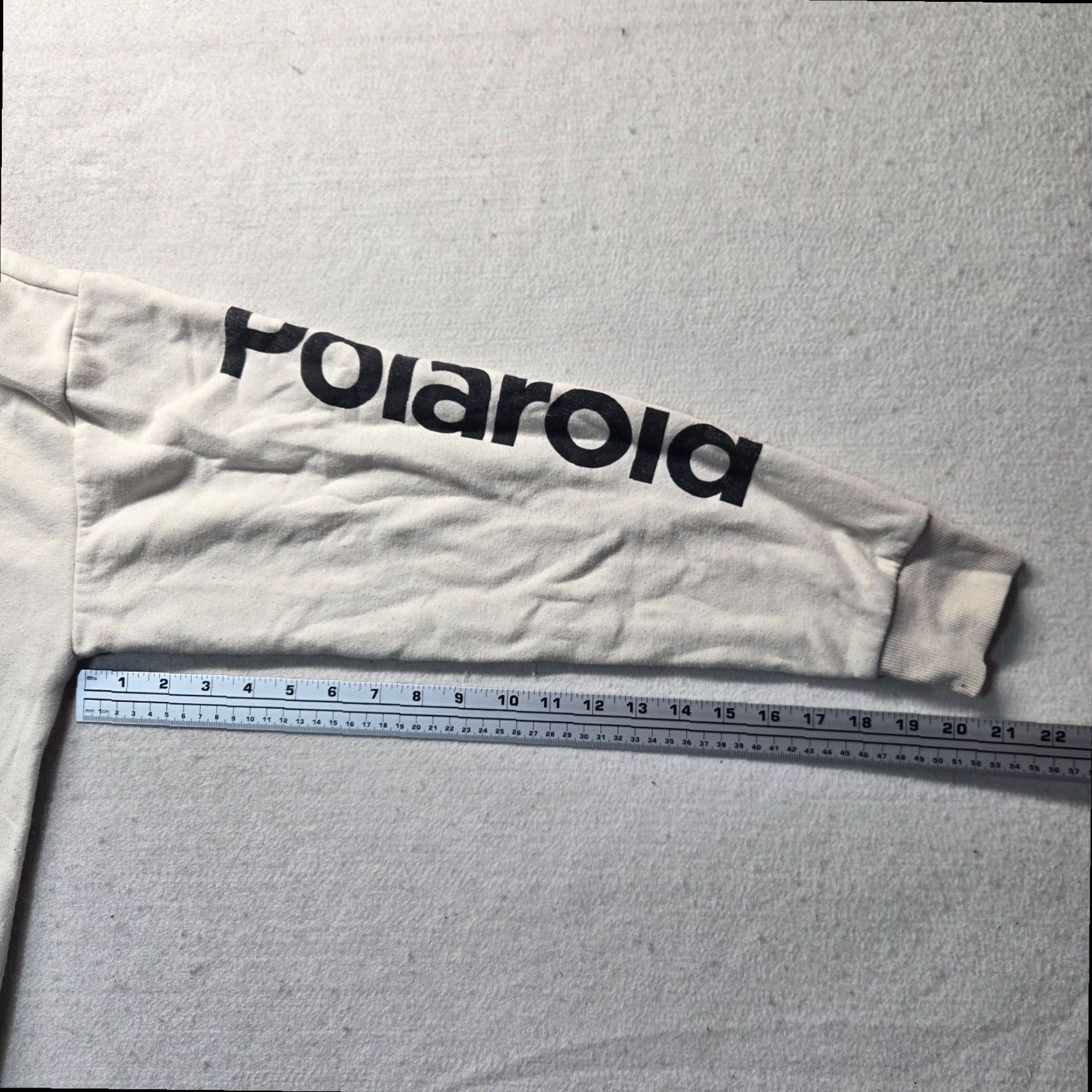 Polaroid Polaroid Logo Hoodie White Unisex Adult Small Hipster Photography Sweatshirt Size S / US 4 / IT 40 - 6 Thumbnail