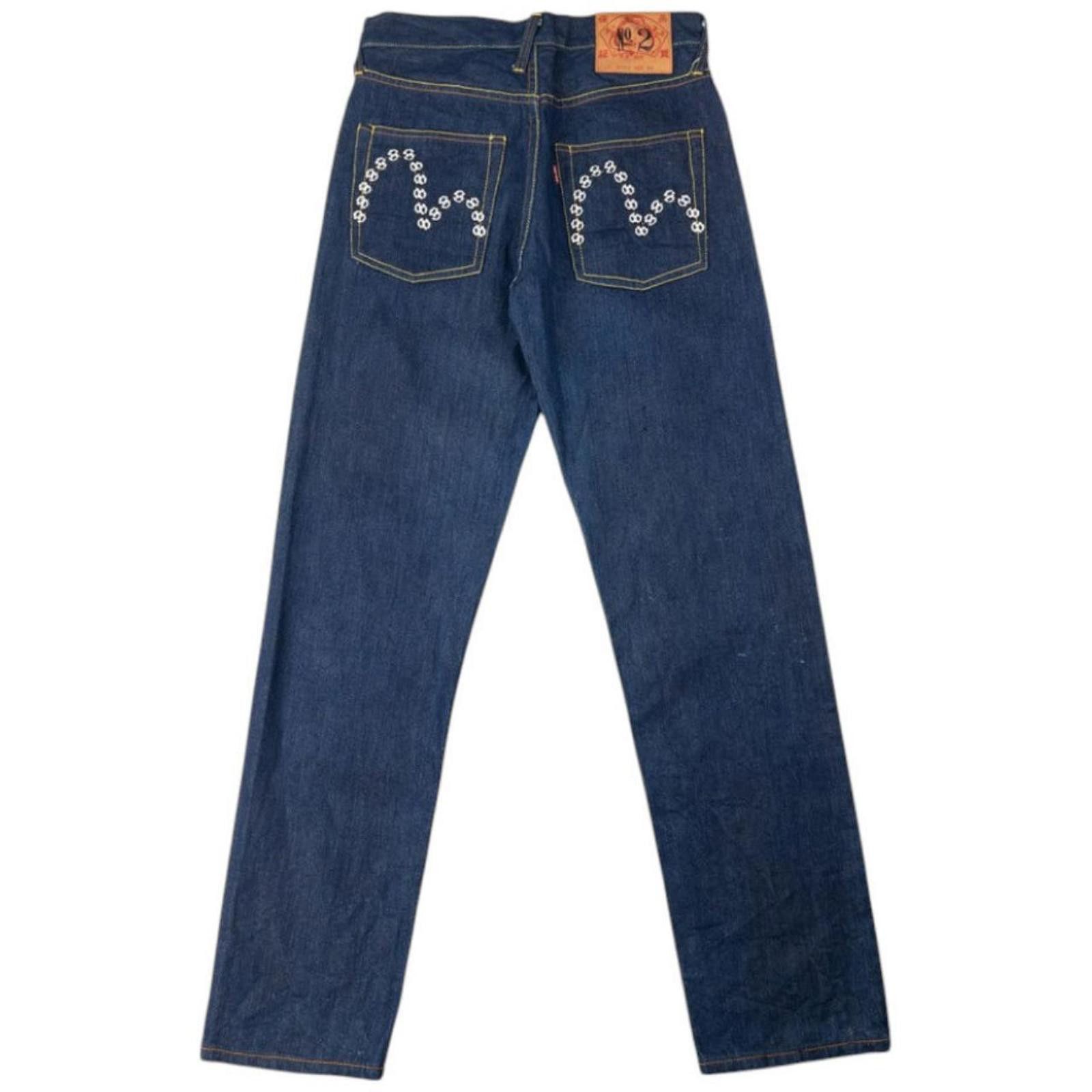Evisu Vintage Evisu Double Football Gull Denim Jeans Size W28 Size US 30 / EU 46 - 2 Thumbnail