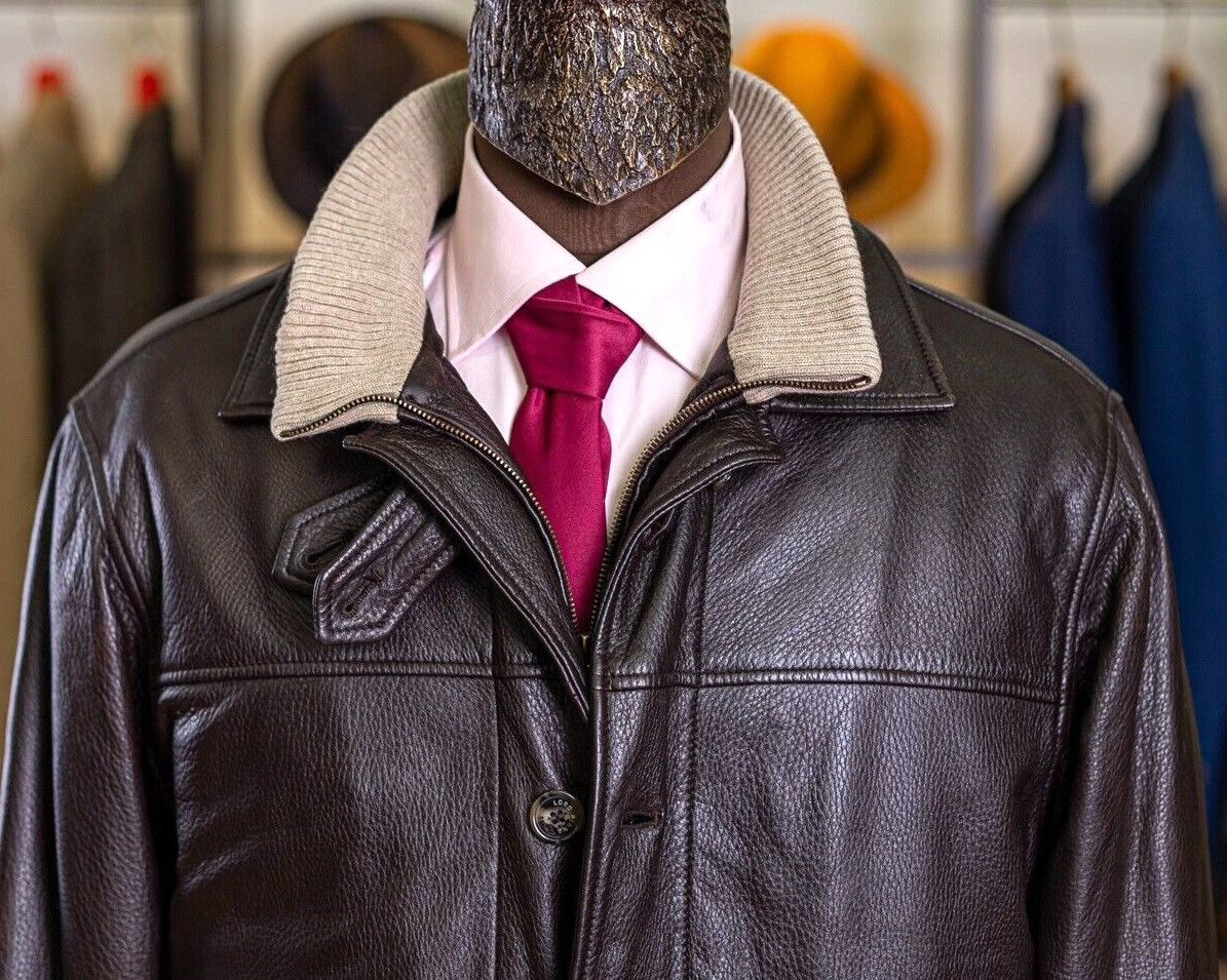 Loro Piana luxurious lora piana nutria leather jacket set Size US XXL / EU 58 / 5 - 4 Thumbnail