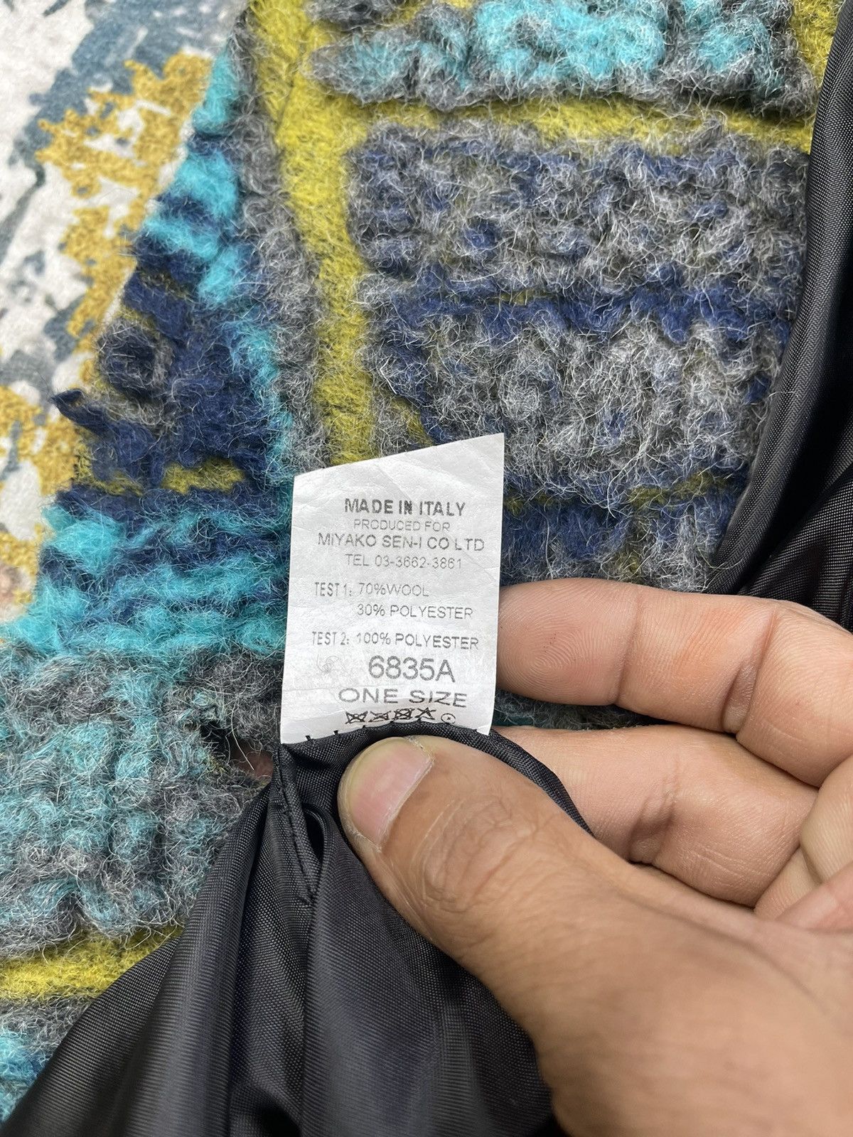 Japanese Brand Miyako Sen-I Hooded Boho Azure Tribe Native Jackets Size ONE SIZE - 11 Thumbnail