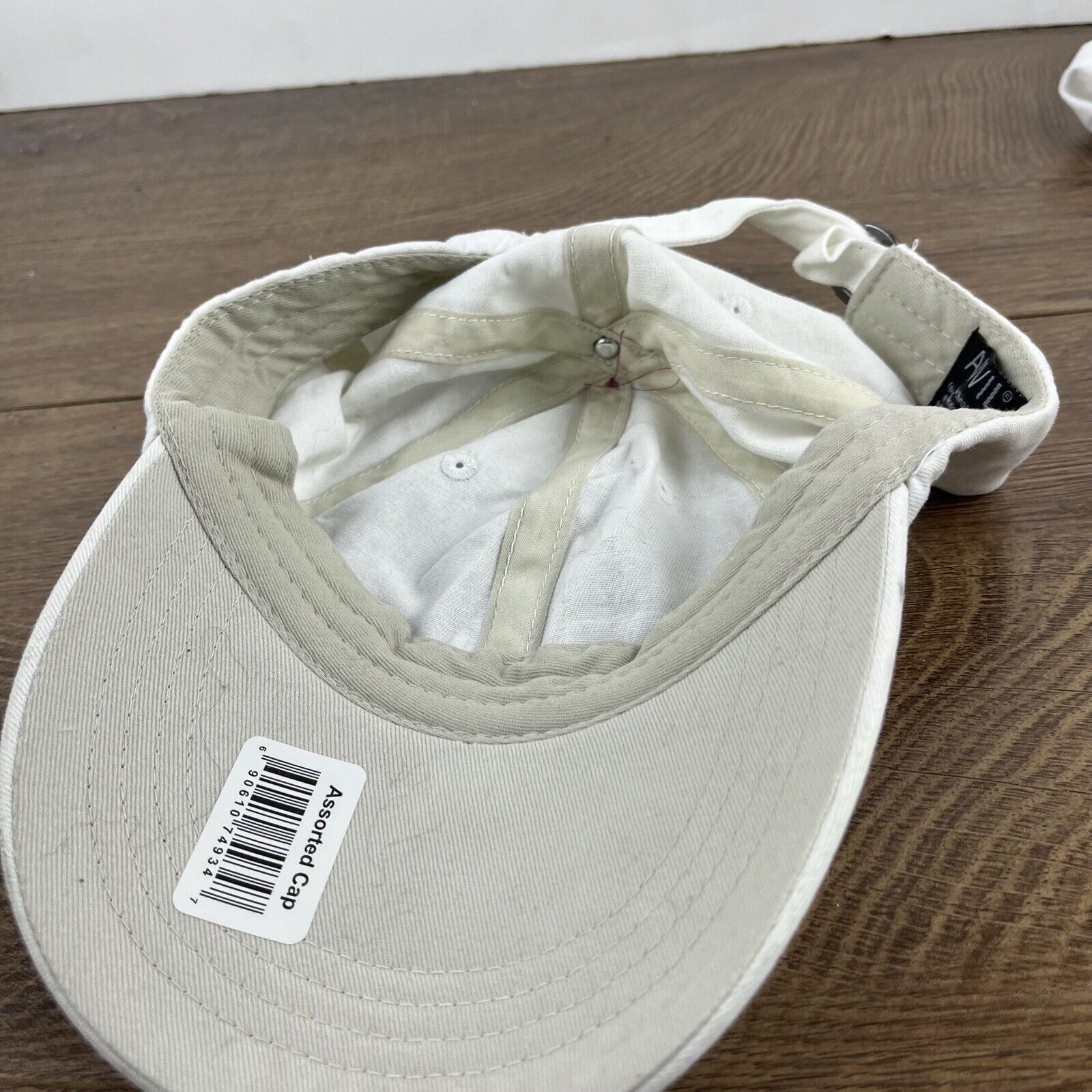 Other White Baseball Hat Plain Adult Cap Hat White Adjustable Hat Size ONE SIZE - 11 Thumbnail