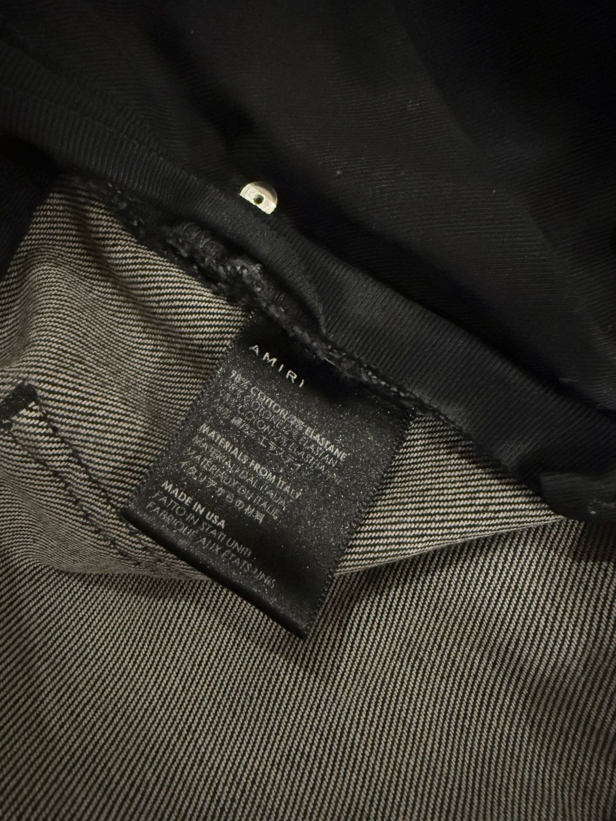 Amiri Amiri Stack Jean Gray Size US 31 - 6 Thumbnail