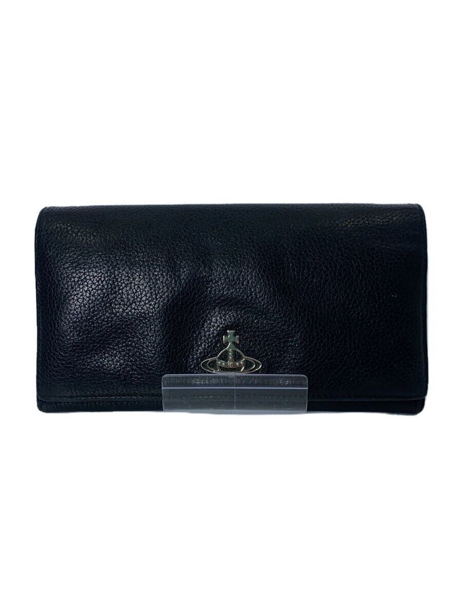 Vivienne Westwood Vivienne Westwood Plain Lthr Long Wallet Black Size ONE SIZE - 1 Thumbnail