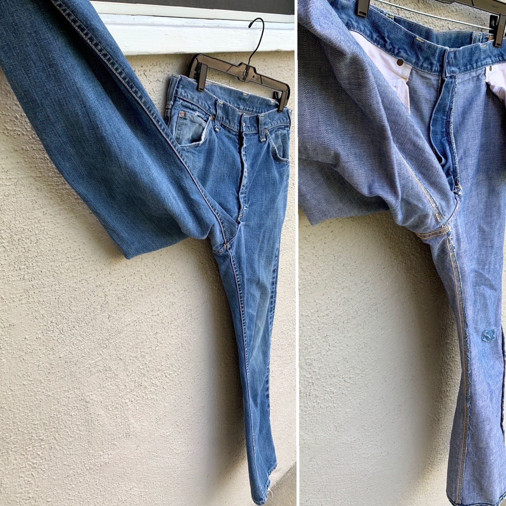 Lee VINTAGE Lee Riders Selvedge Denim Jeans Jeans 36 Waist 34 Inseam 31.5 See Pics Mens Blue Denim Cotton 5-Pocket Lee Riders Selvedge Vintage Size US 36 / EU 52 - 7 Thumbnail