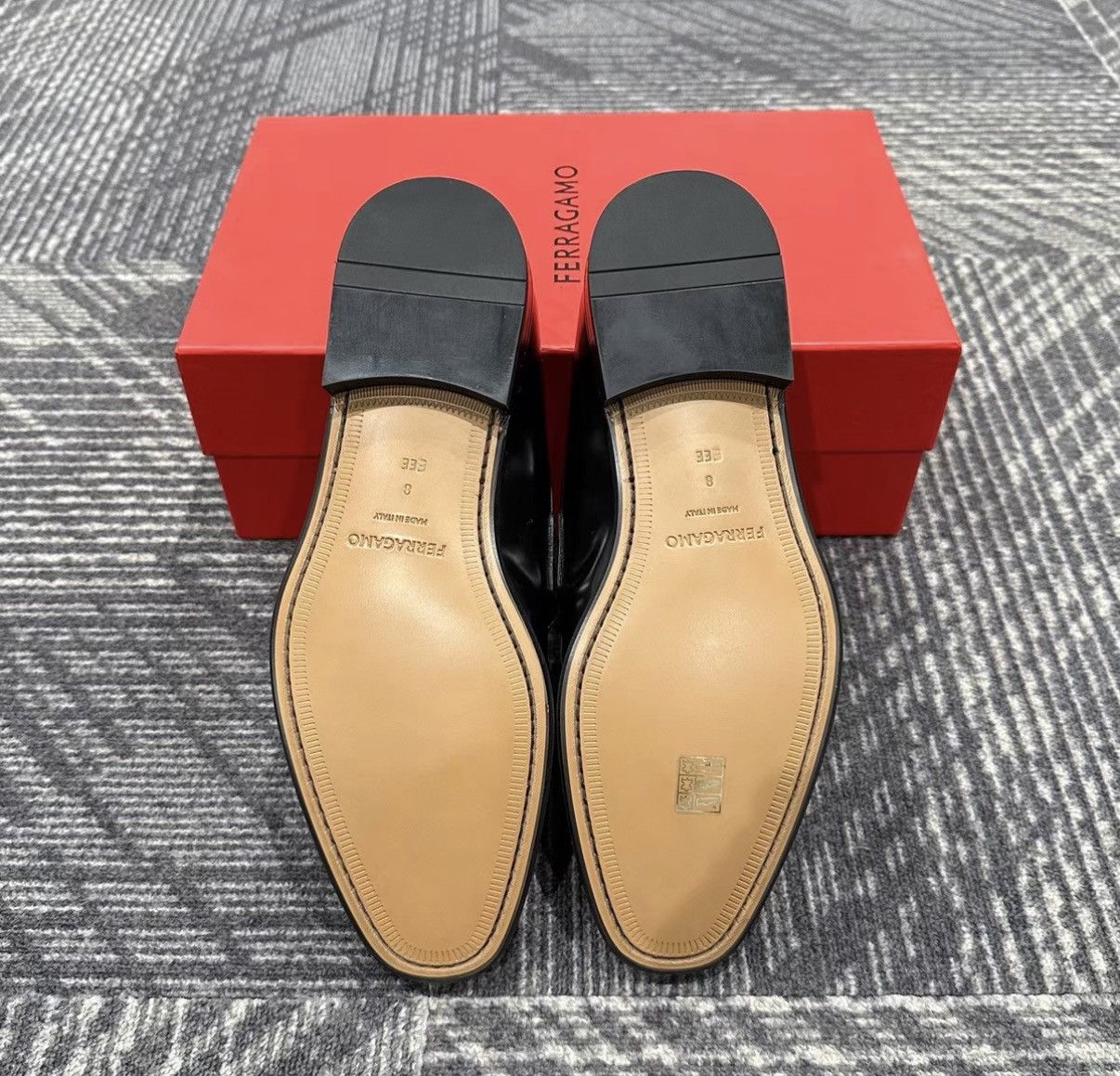 Salvatore Ferragamo Ferragamo Gancini Buckle Leather Slip-on Casual Shoes J42 Size US 8.5 / EU 41-42 - 6 Thumbnail