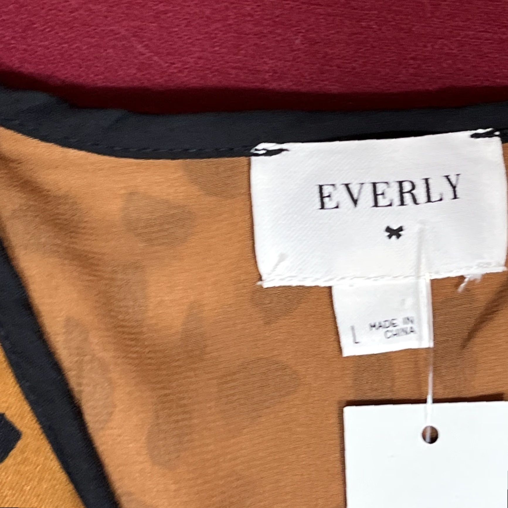 Vintage Everly Dress Women L Black Animal Print Wrap Front V Neck Sleeveless NEW Size L / US 10 / IT 46 - 7 Thumbnail