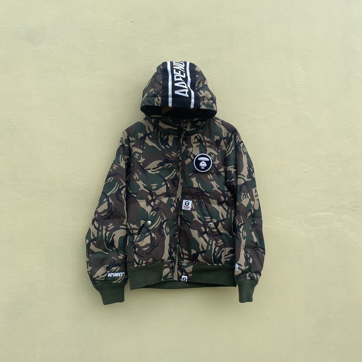 Apunvs Aape Jacket Aape Quilted Zip Jacket