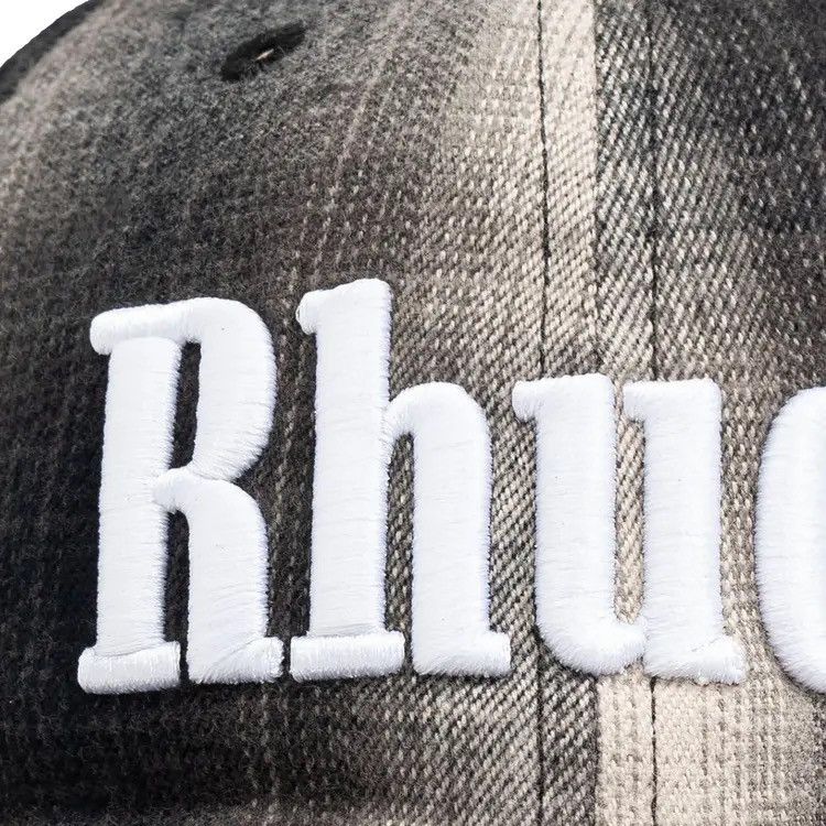 Rhude RHUDE Gray Flannel 6-Panel Cap Size ONE SIZE - 7 Thumbnail