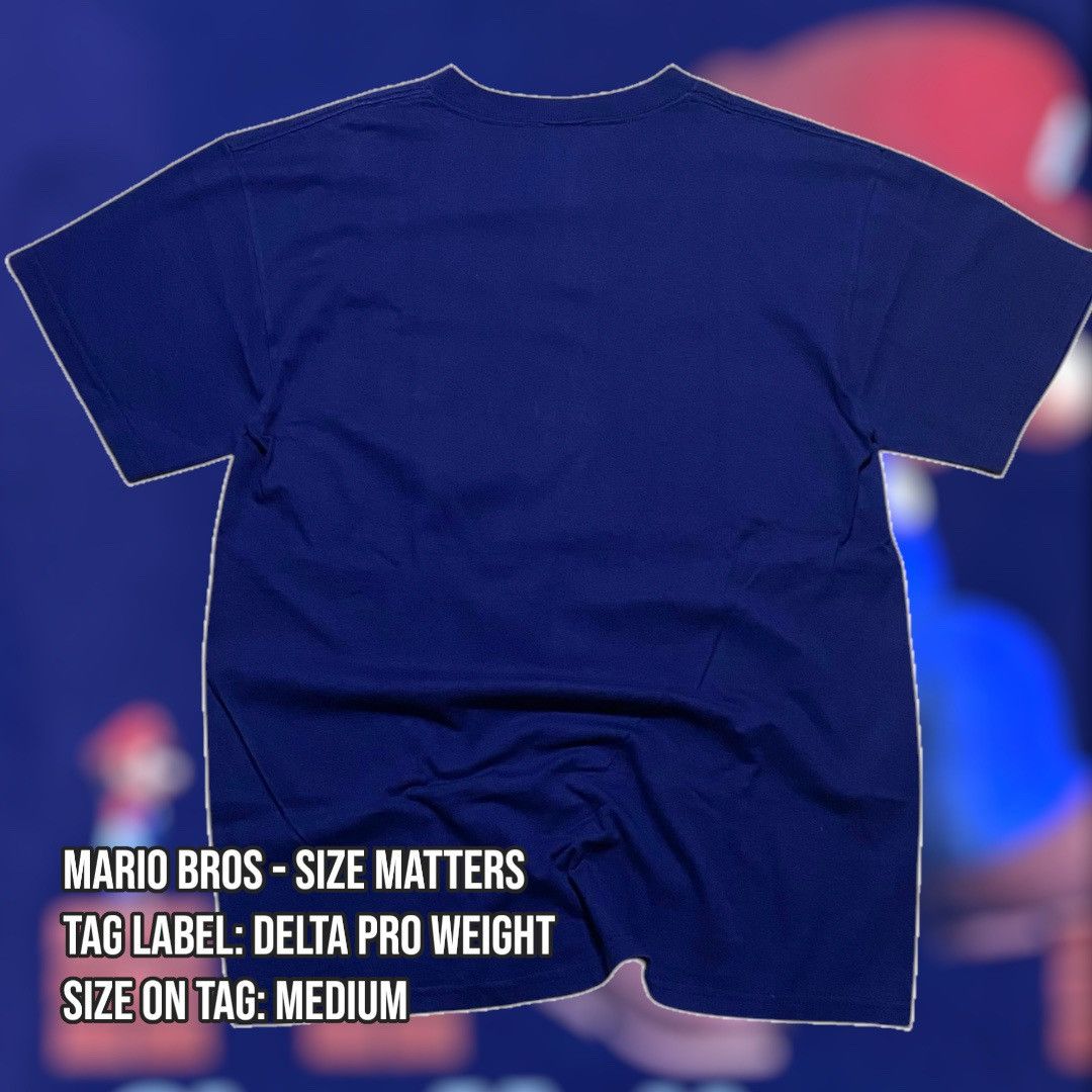 Delta × Vintage Mario Bros - Size Matters Tees Size US M / EU 48-50 / 2 - 2 Thumbnail