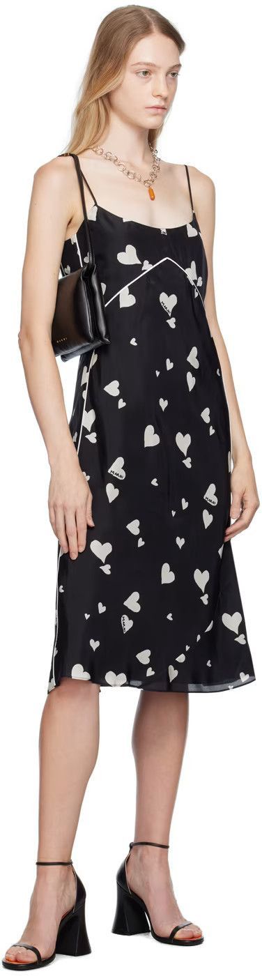 Marni o1w1db10125 Dress in Black Size L / US 10 / IT 46 - 4 Thumbnail