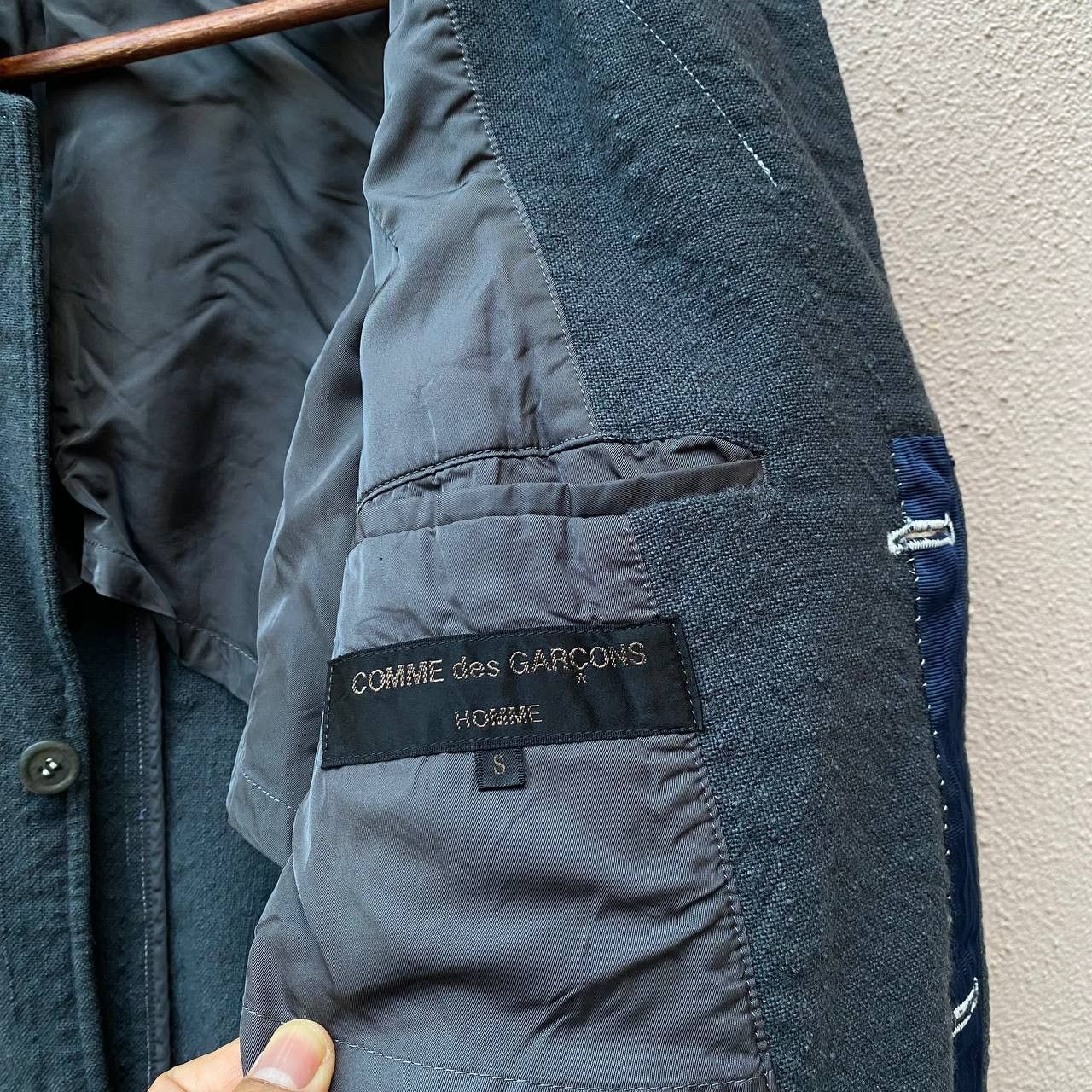 Comme des Garcons Homme AD2001 COMME DES GARCON MINIMALIST WOOL JACKET Size US S / EU 44-46 / 1 - 10 Thumbnail