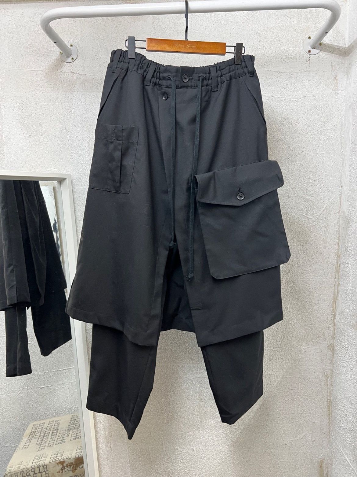 image of Yohji Yamamoto Ground Y Joint Cargo (Size 3) in Black, Men's (Size 32)