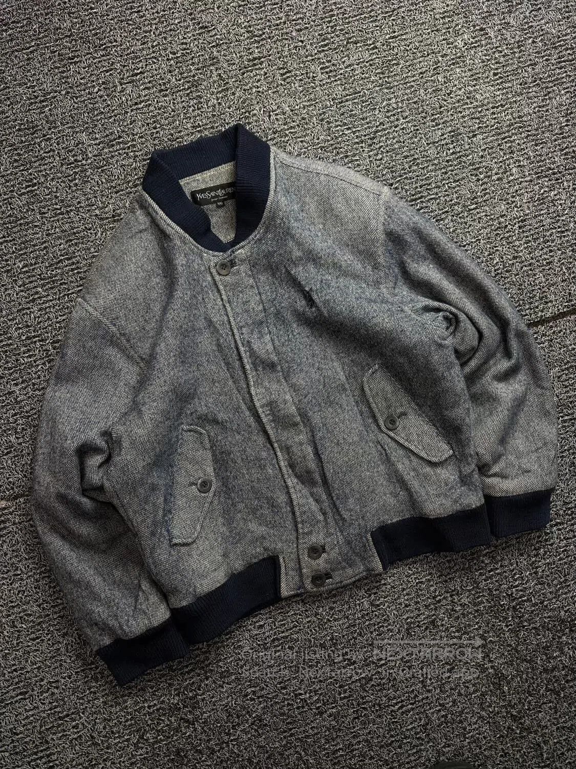 Yves Saint Laurent Yves Saint Laurent Vintage Wool Jacket. Size US XXL / EU 58 / 5 - 2 Thumbnail