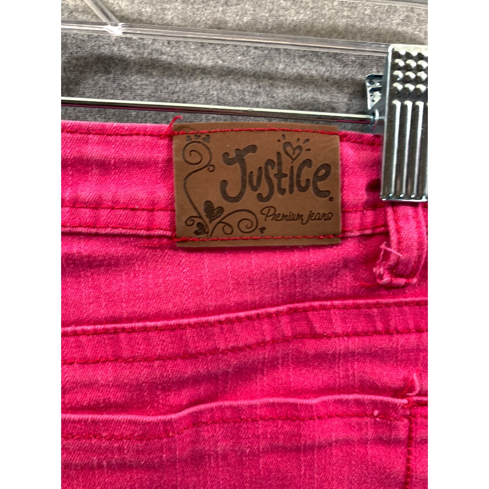 Other Justice Premium Jeans Women Size 16.5 Pink Jeans Size 38" / US 16 / IT 52 - 4 Thumbnail