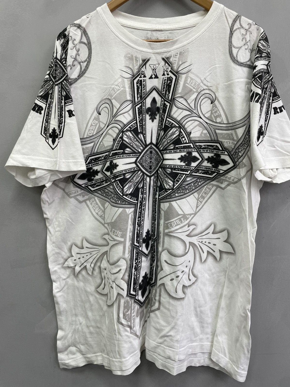 Affliction × Vintage Vintage Y2K Affliction Extreme Couture AOP T-Shirt - Large Size US XL / EU 56 / 4 - 3 Thumbnail