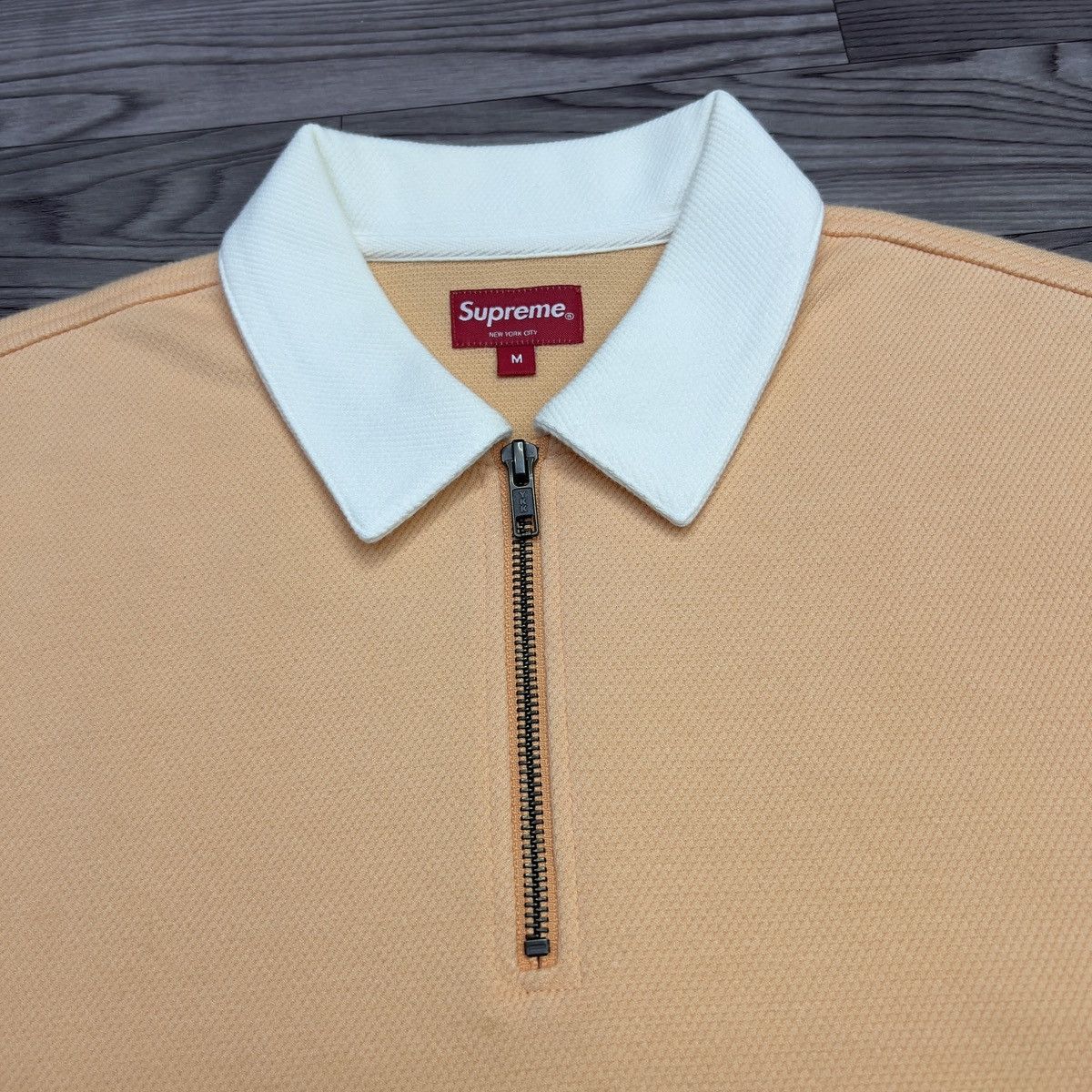 Supreme Supreme 17S/S Half Zip Rugby Peach Size M Size US M / EU 48-50 / 2 - 4 Thumbnail