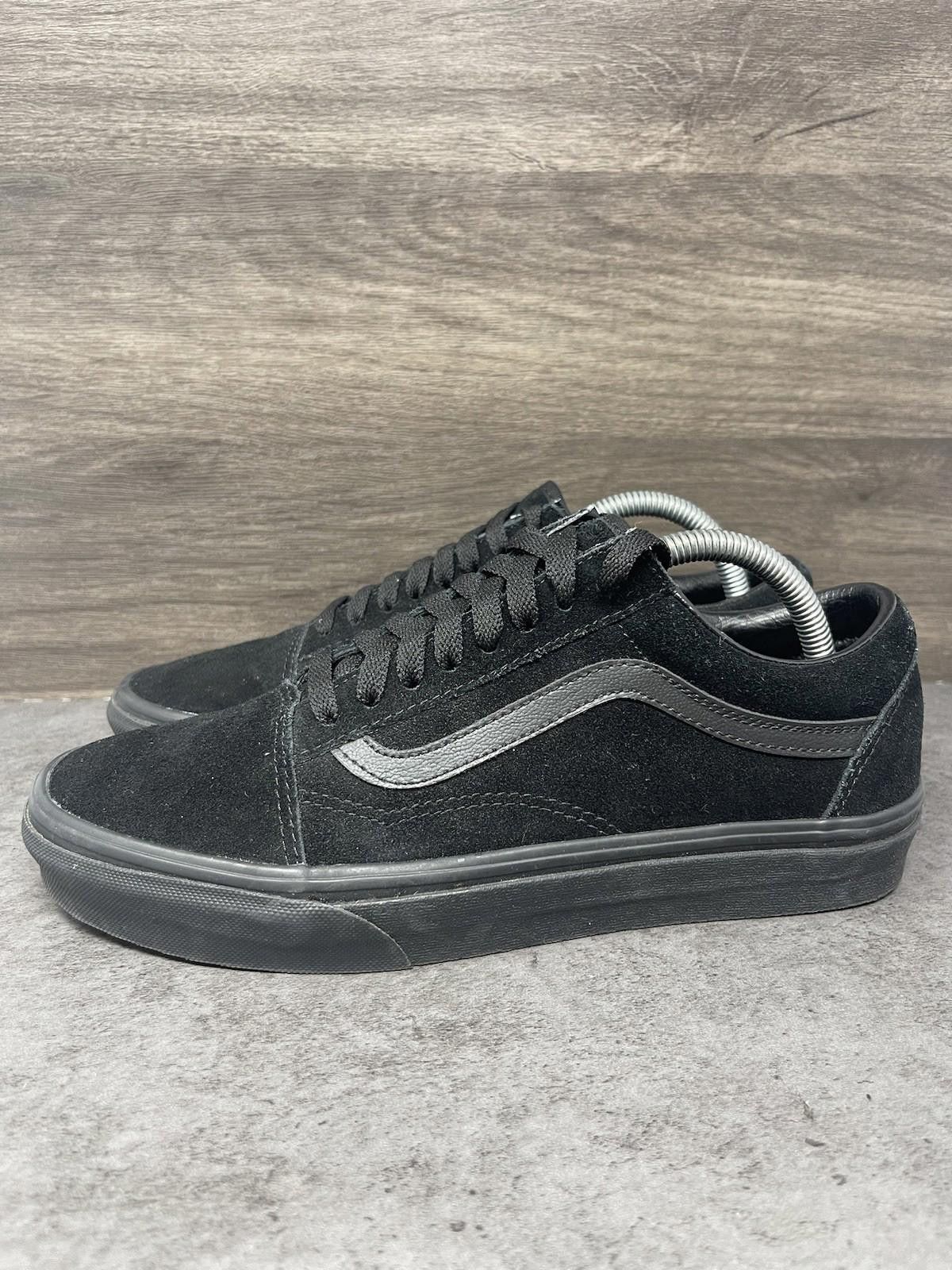 Vans Vans Old Skool Shoes Mens Size 8 Black Suede Low Top Size US 8 / EU 41 - 1 Thumbnail