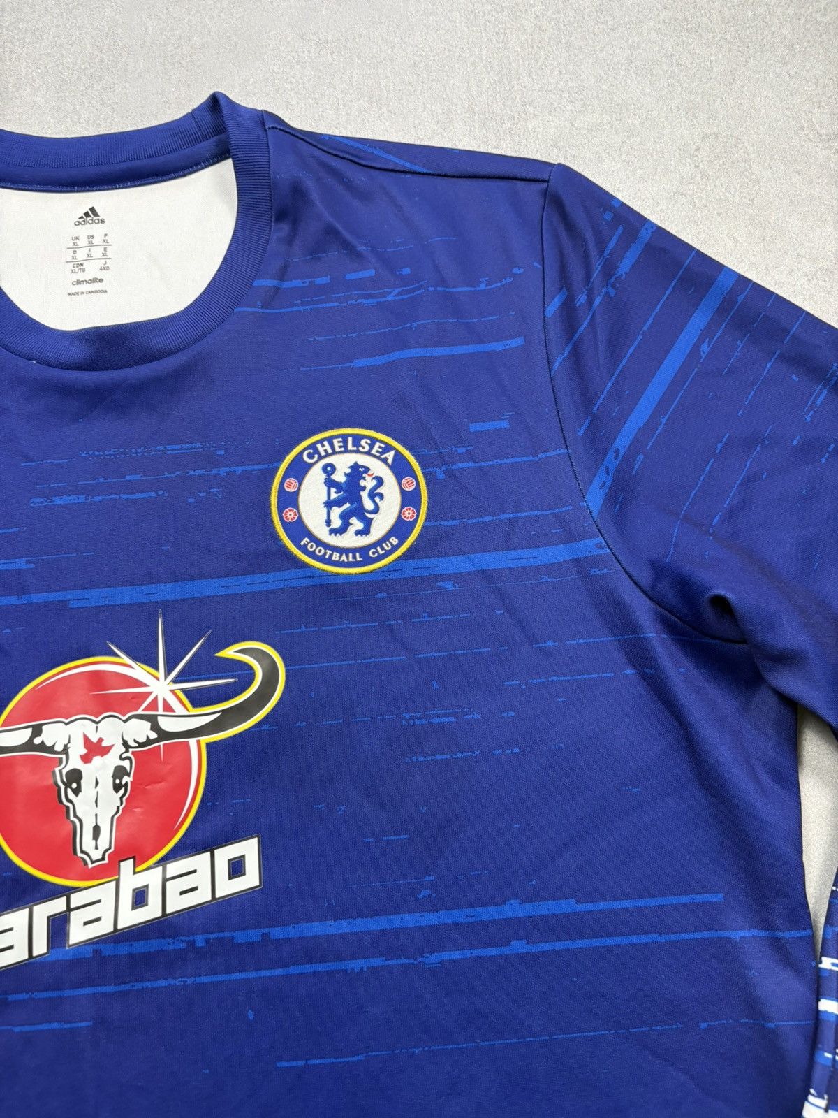 Chelsea Soccer Chelsea FC Adidas Carabao Training Top 2016 2017 Sweatshirt Size US XL / EU 56 / 4 - 4 Thumbnail