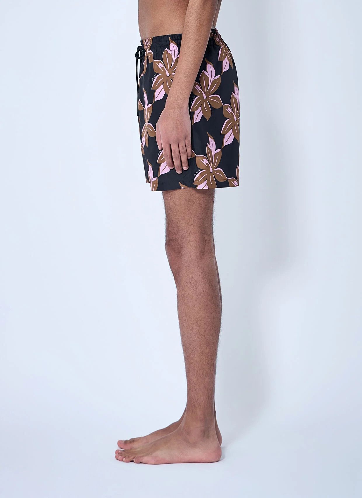 Gucci o1la5ras0426 Printed Technical Poplin Swimshorts Size US 34 / EU 50 - 3 Thumbnail
