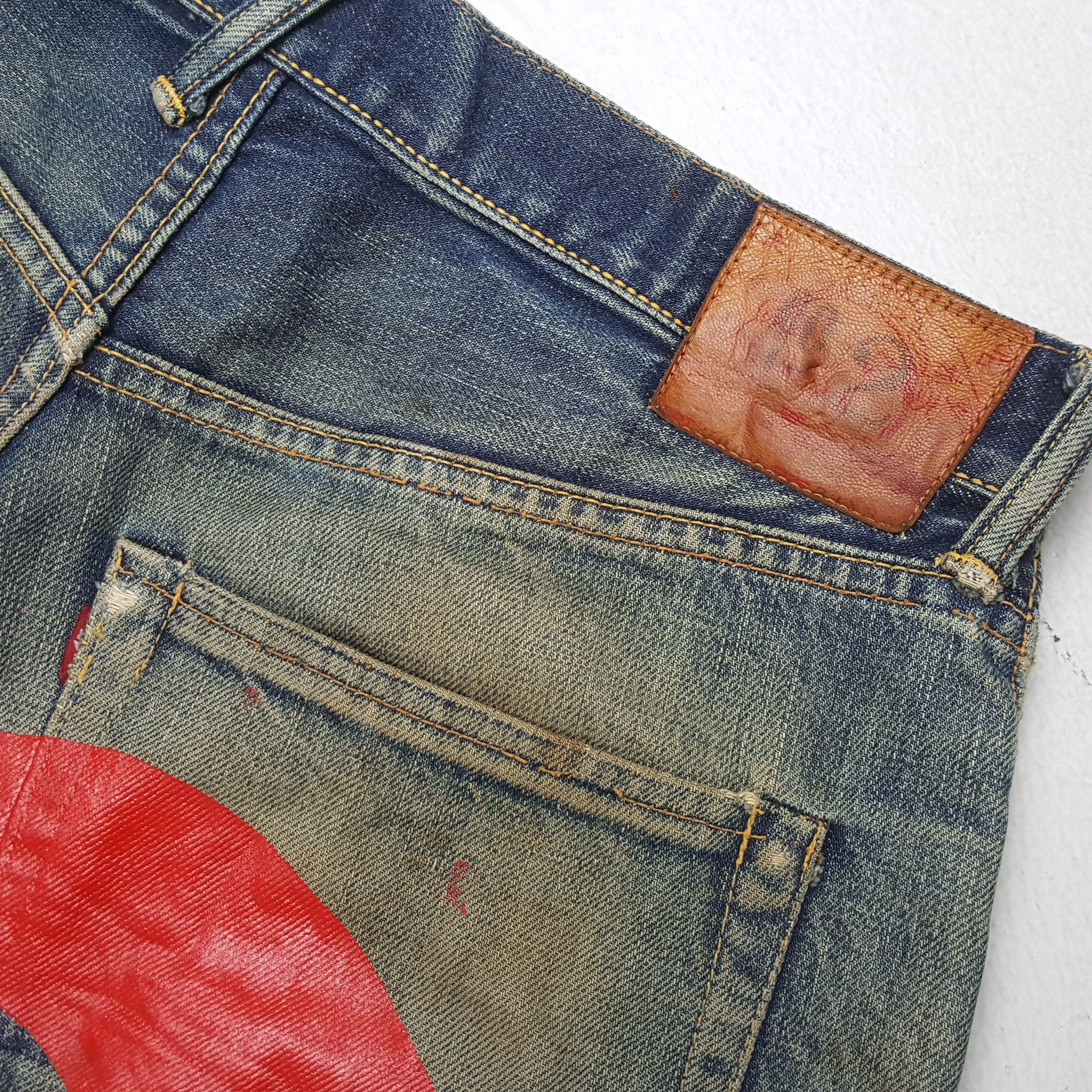 Japanese Brand × Vintage EVIS Japanese Brand Custom Daicock Short Jeans Size US 31 - 12 Thumbnail