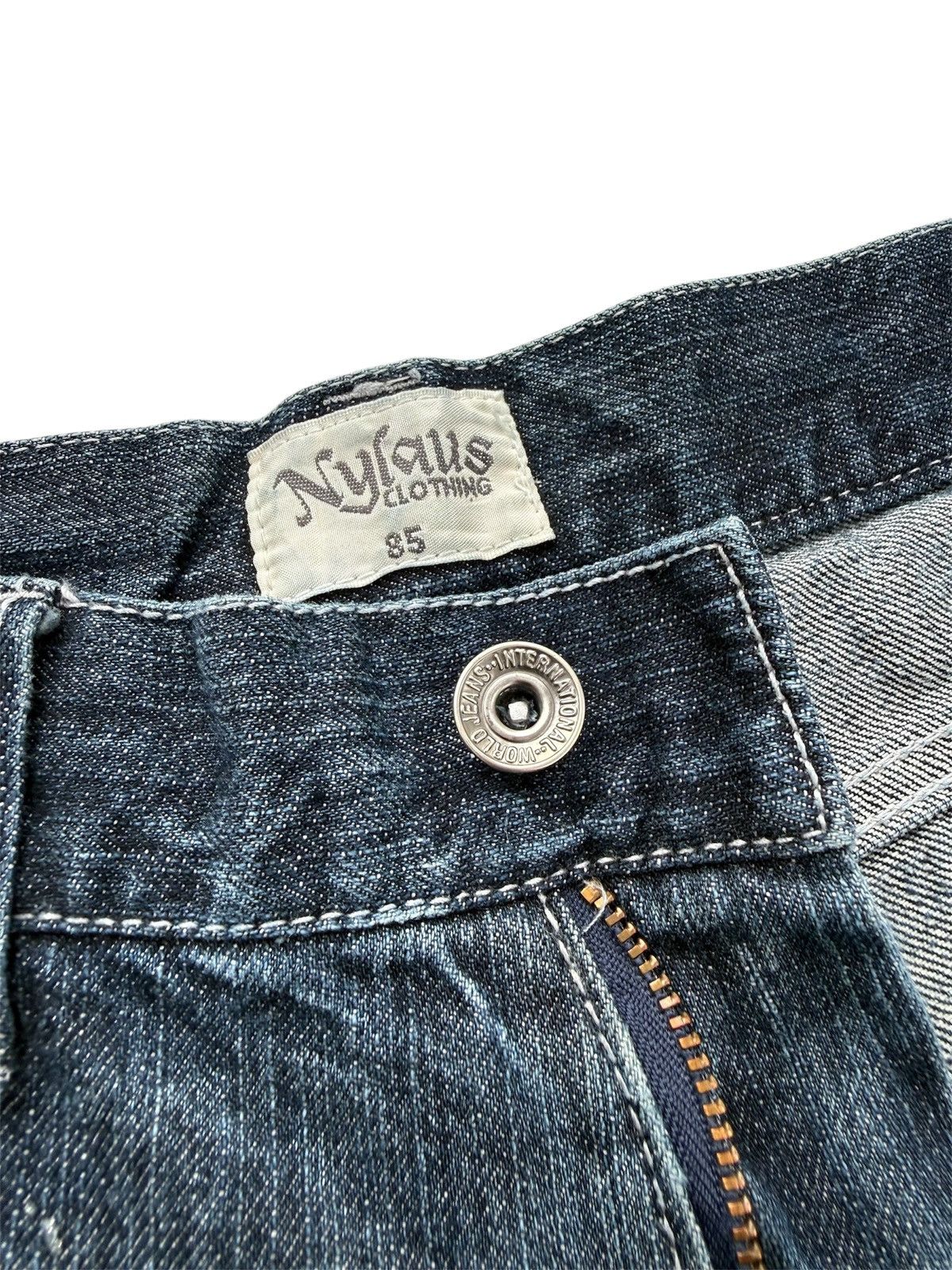 Le Grande Bleu (L.G.B.) NYLAUS BOOTCUT FLARE DISTRESSED STYLE JEANS Size US 32 / EU 48 - 3 Thumbnail