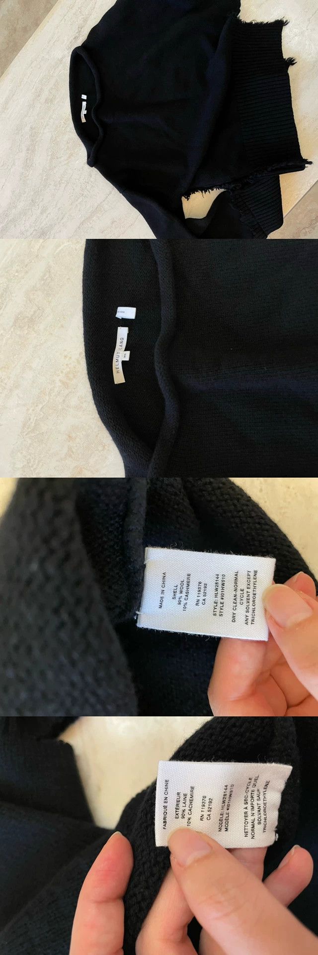 Helmut Lang HELMUT LANG Irregularly slanted off-shoulder sweater Size XS / US 0-2 / IT 36-38 - 9 Thumbnail