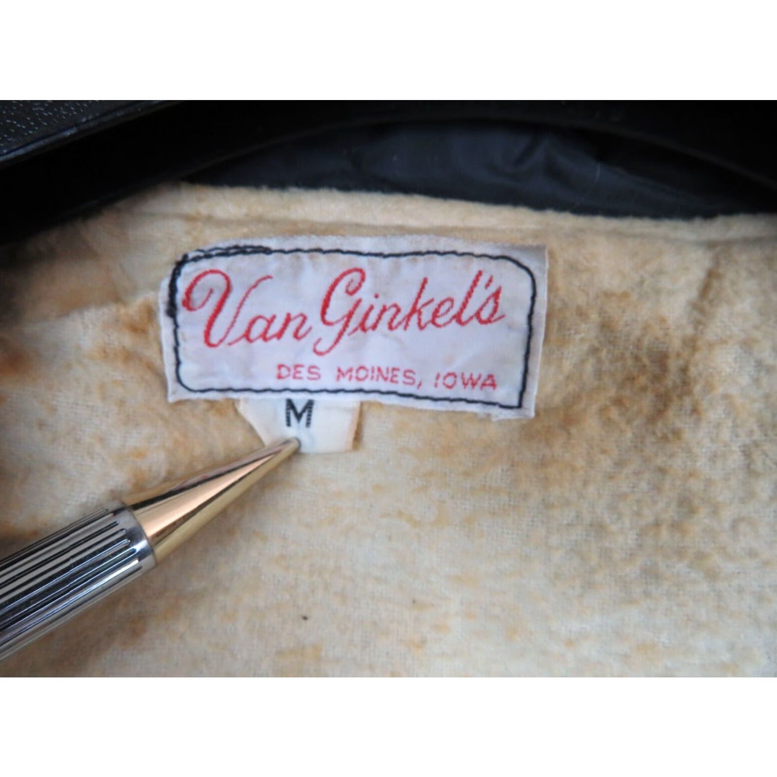 Vintage VINTAGE Van Ginkel's Rude Rangers 32 Baseball Sports Jacket Men M Blue Bomber Jacket 1950s-60s Oakland A's Wilson Model Stains Wear Size US M / EU 48-50 / 2 - 6 Thumbnail
