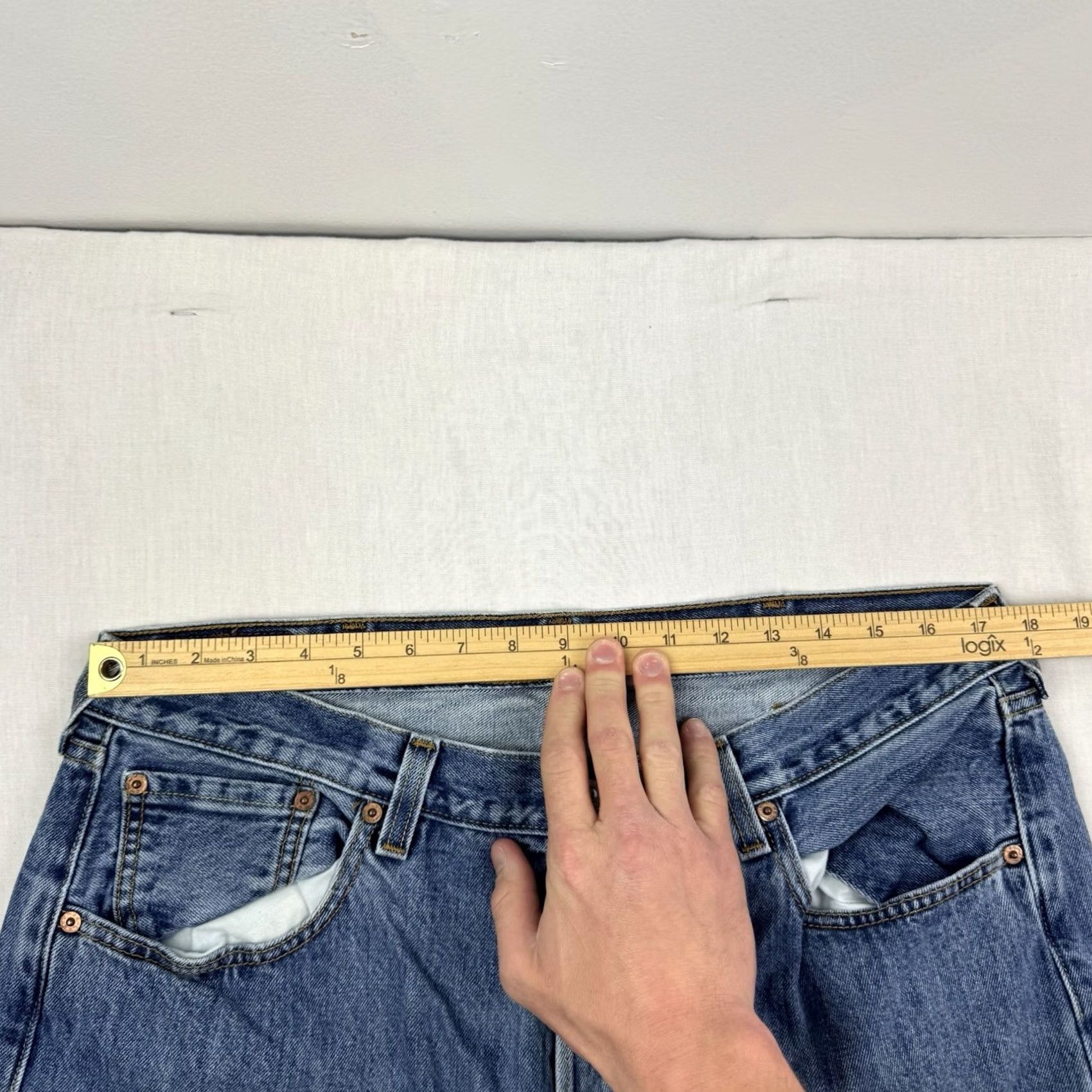 Levi's VINTAGE Levi's 501 Jeans Adult 38x30 Blue Button Fly Straight Leg Classic Denim Pants Mens Size US 38 / EU 54 - 7 Thumbnail