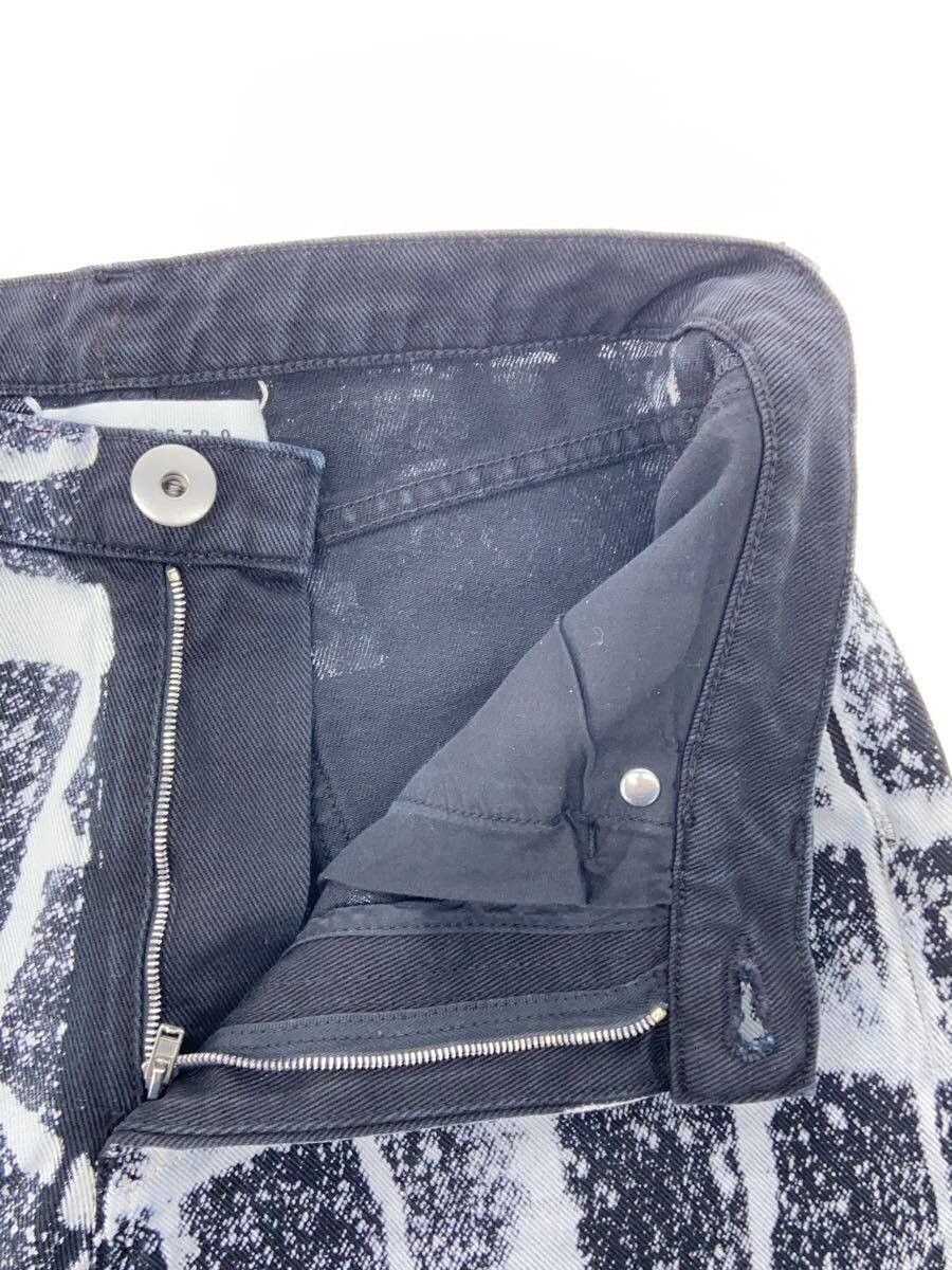 Maison Margiela Paint Crocodile Print Denim Jeans Size US 27 - 3 Thumbnail