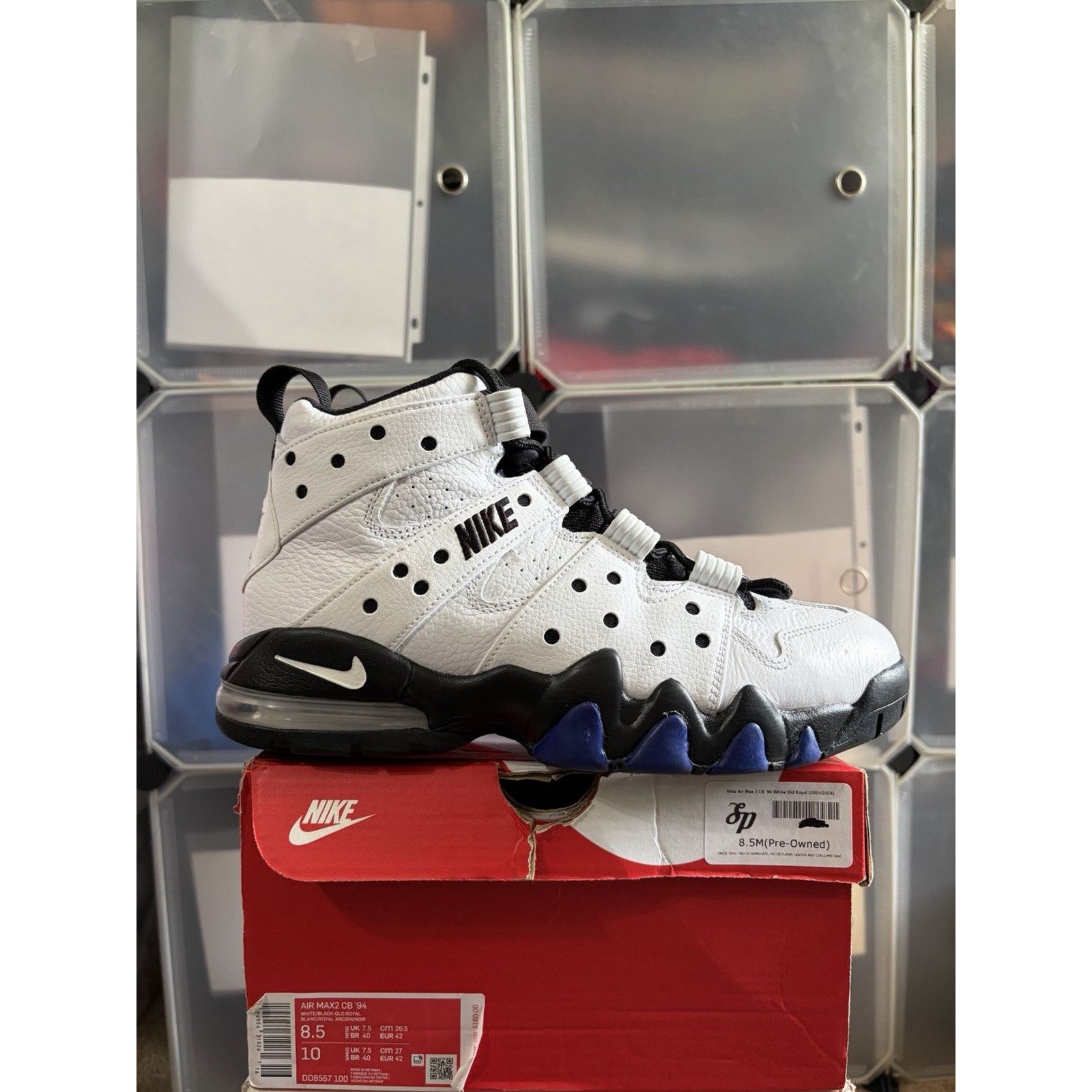 Nike Size 8.5 - Nike Air Max 2 CB 94 Retro 2021 Old Royal Size US 8.5 / EU 41-42 - 1 Thumbnail