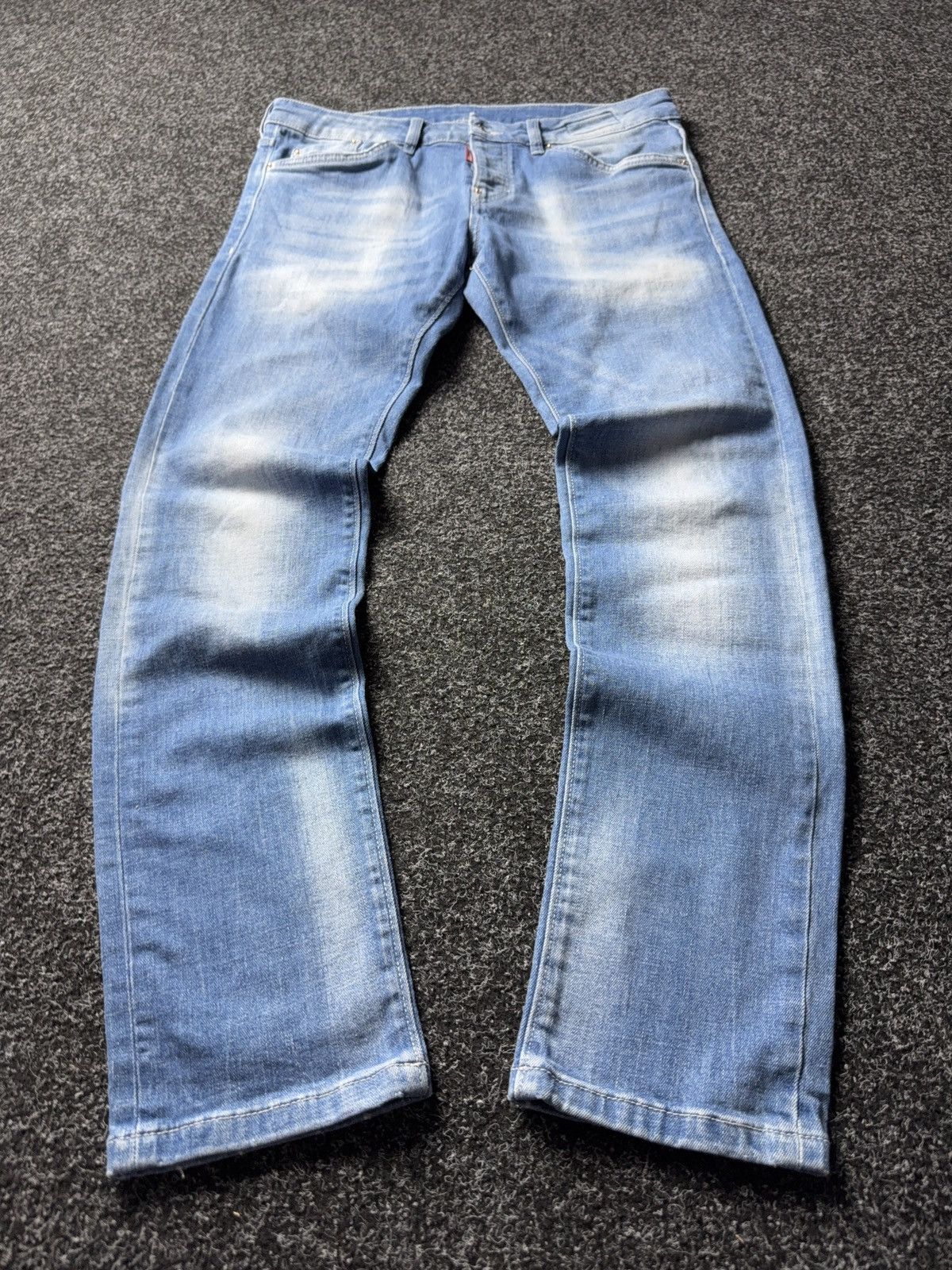 Dsquared2 Luxury Y2K Distressed Dsquared2 skinny denim pants jeans Size US 30 / EU 46 - 1 Thumbnail