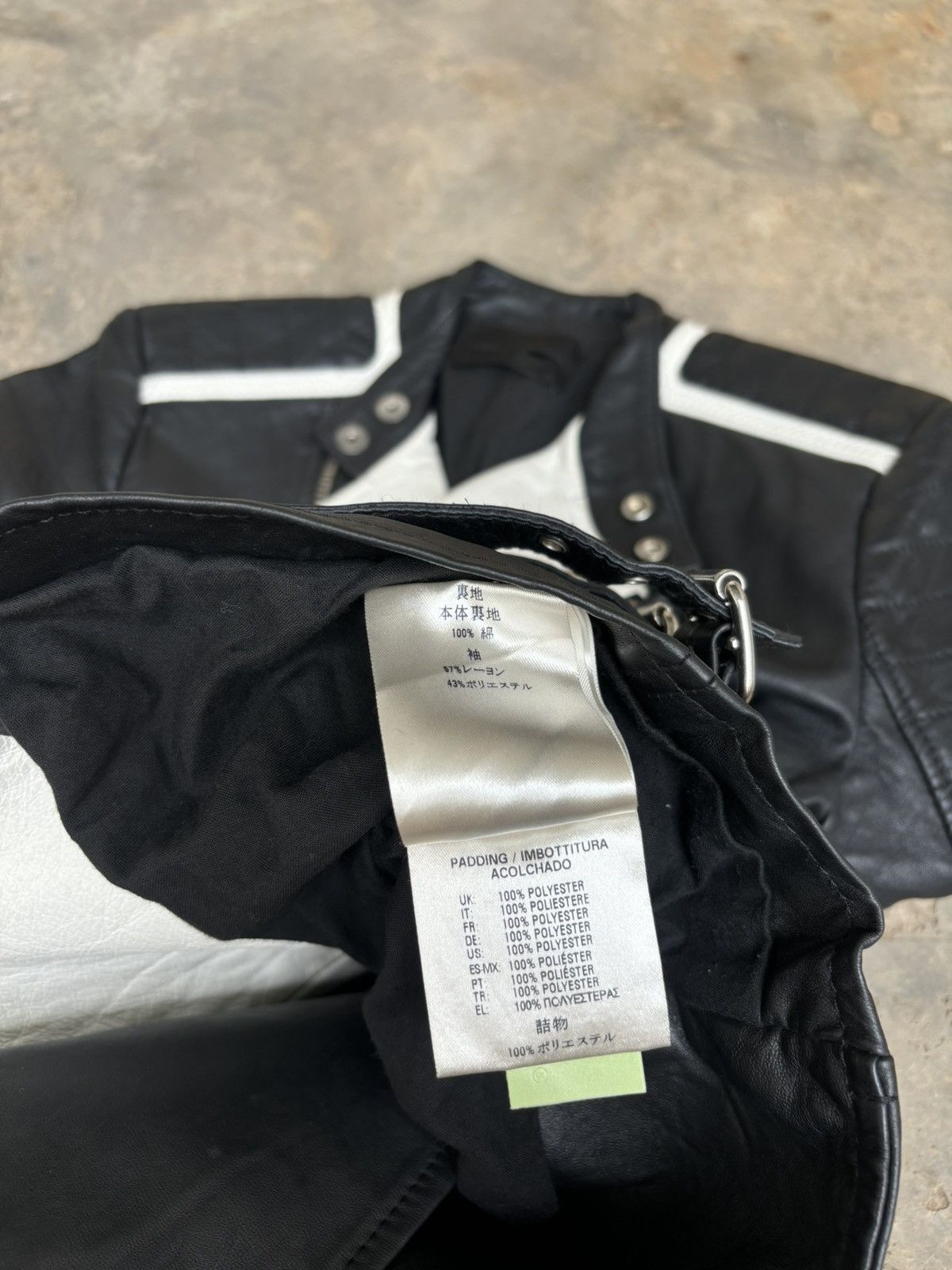 Diesel Black Gold Diesel Black Gold Multi Zipper Leather Jacket Size XS / US 0-2 / IT 36-38 - 13 Thumbnail