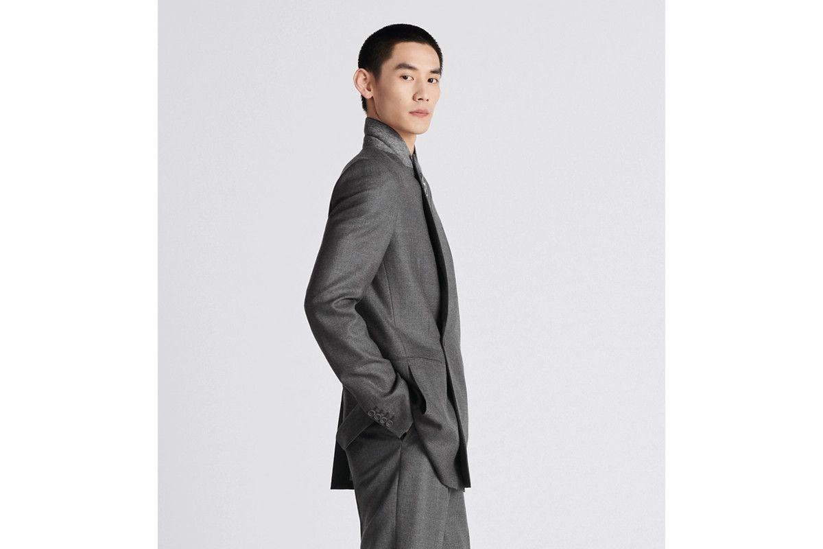 Dior o1bcso1str1224 Oblique Jacket in Anthracite Grey Size US L / EU 52-54 / 3 - 6 Thumbnail
