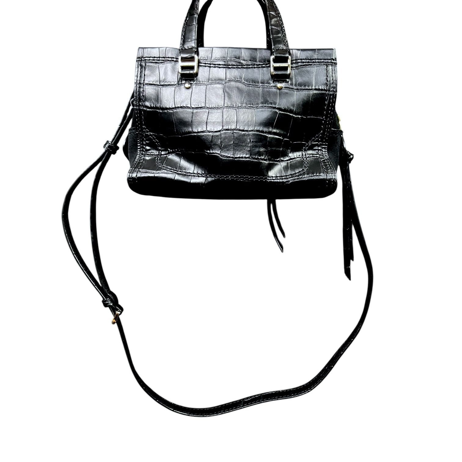 Marc Jacobs Marc Jacobs Cruiser Crocodile Embossed Satchel $495 Retail Size ONE SIZE - 4 Thumbnail
