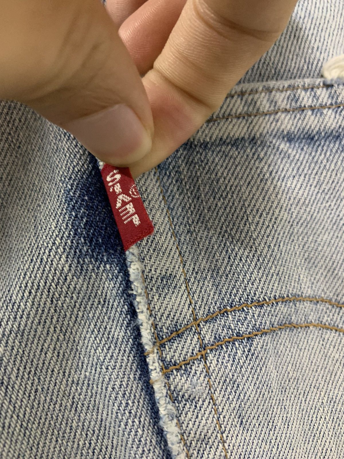 Levi's × Self Edge × Vintage Vintage Levis Big E 502 Made In Japan Distressed Denim Size US 28 / EU 44 - 7 Thumbnail